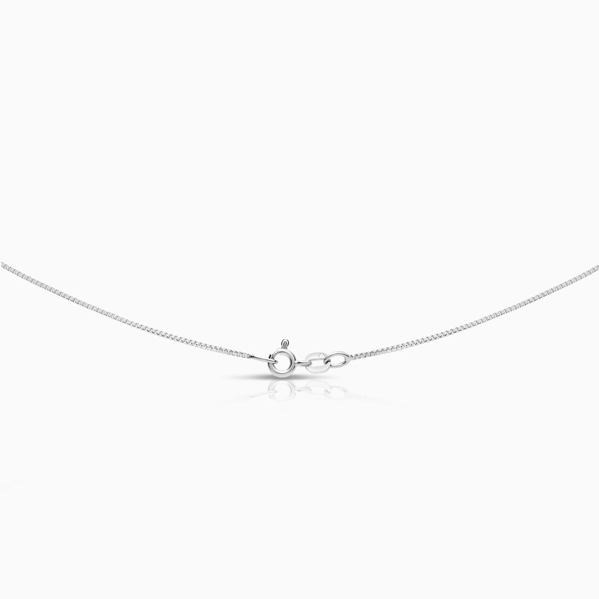 Necklace with pendant 0.14ct 18K white gold - Image 2