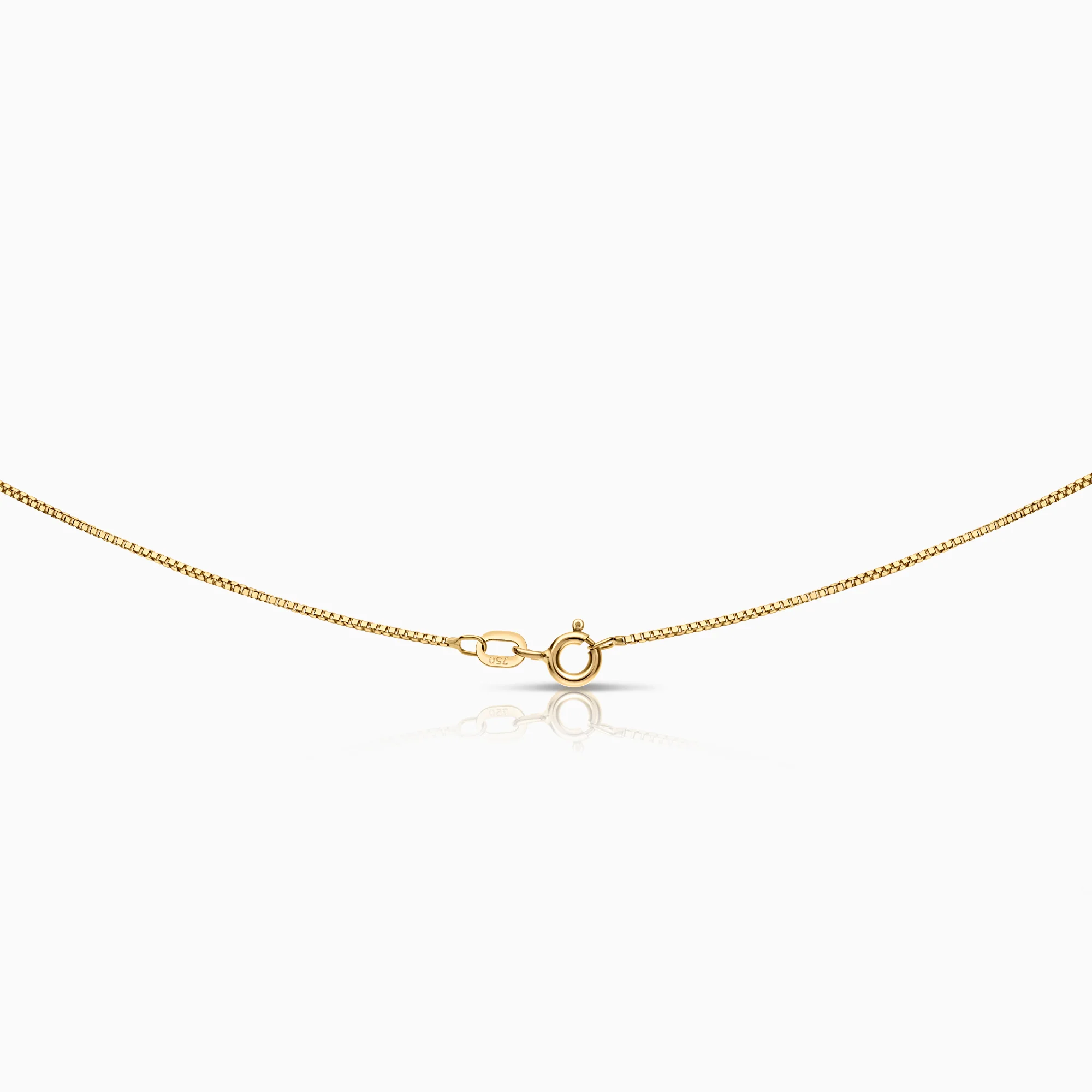 Necklace with heart pendant 0.10ct 18K gold - Image 2