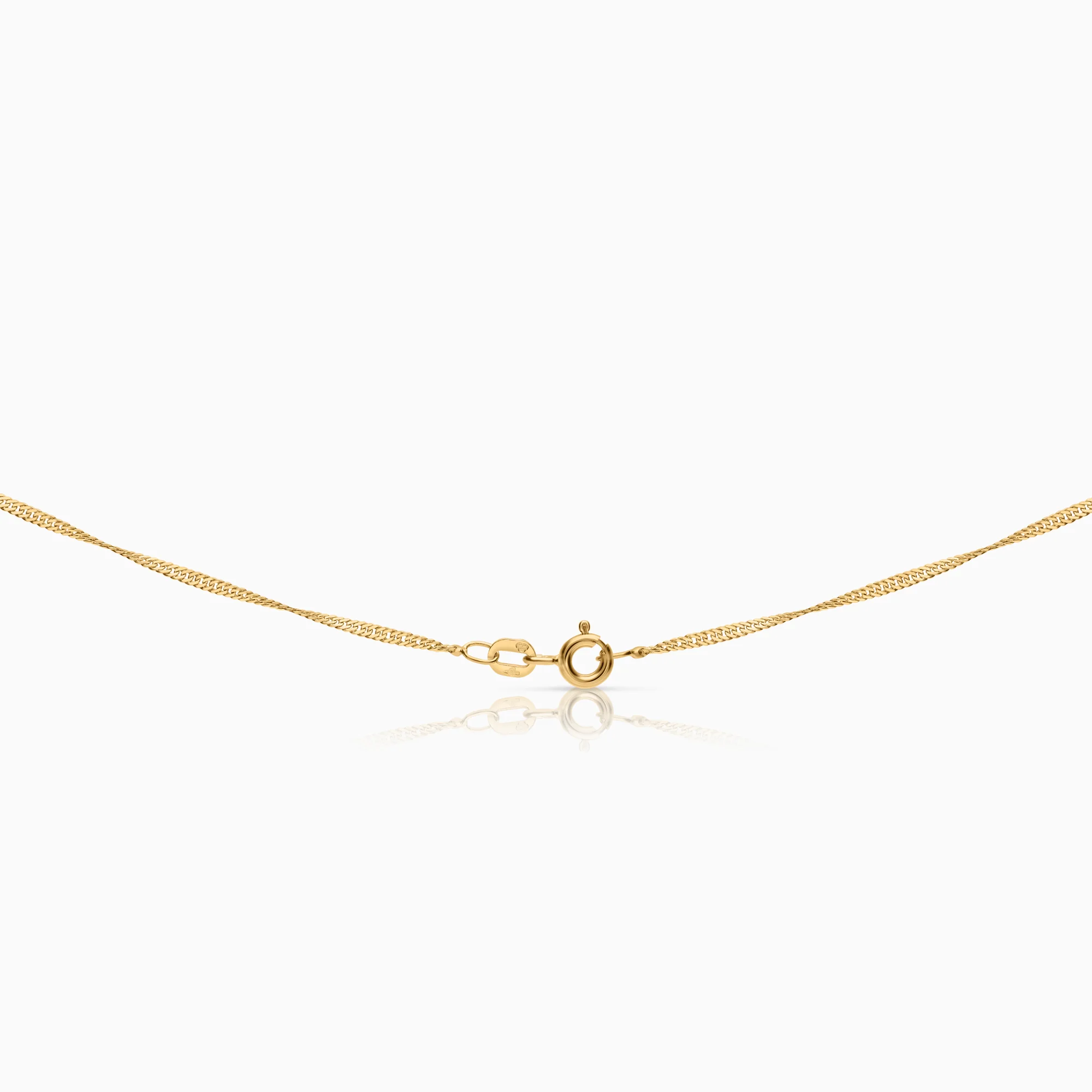 Necklace with heart pendant 0.17ct 18K gold - Image 3