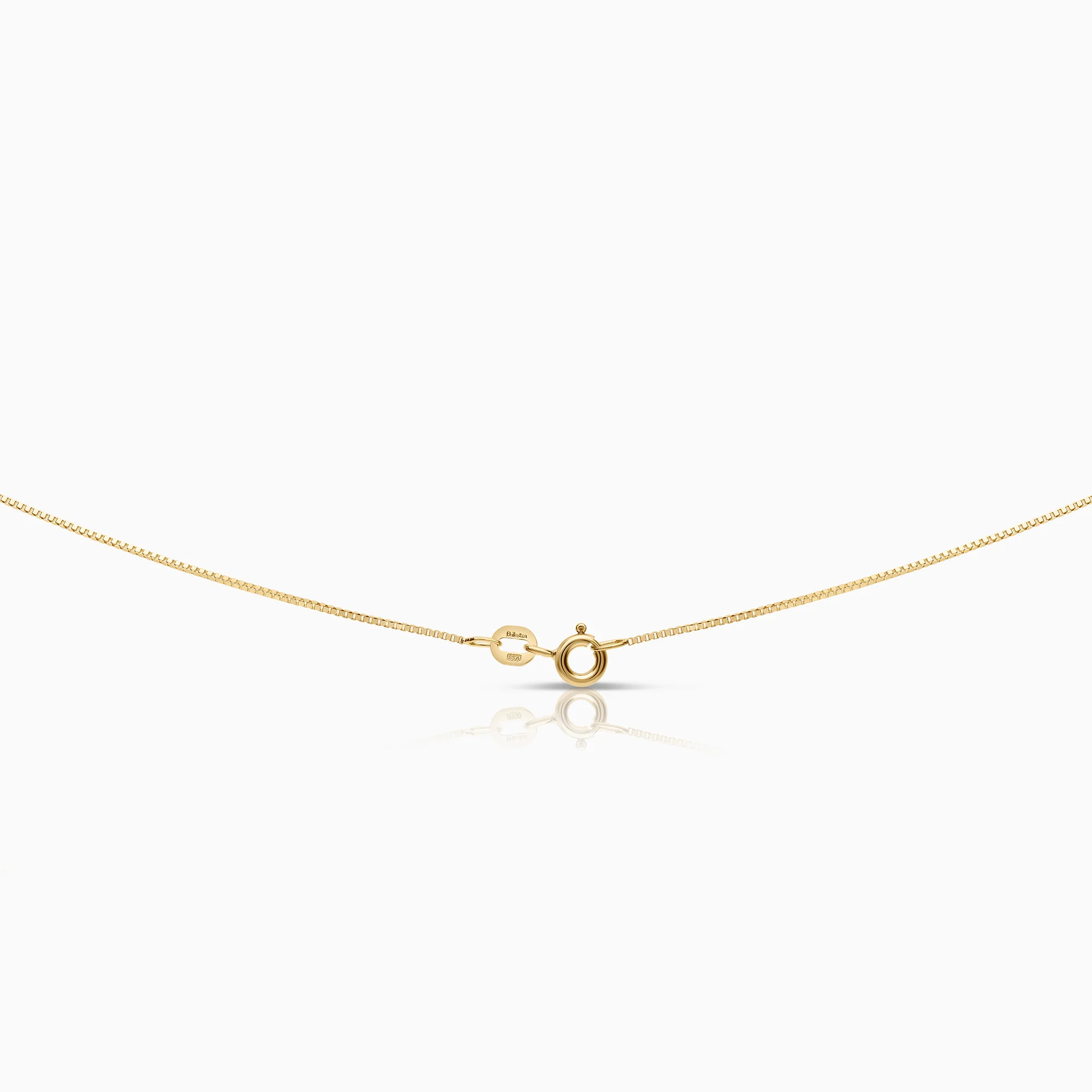 Necklace with heart pendant 2.30g 18K gold - Image 2