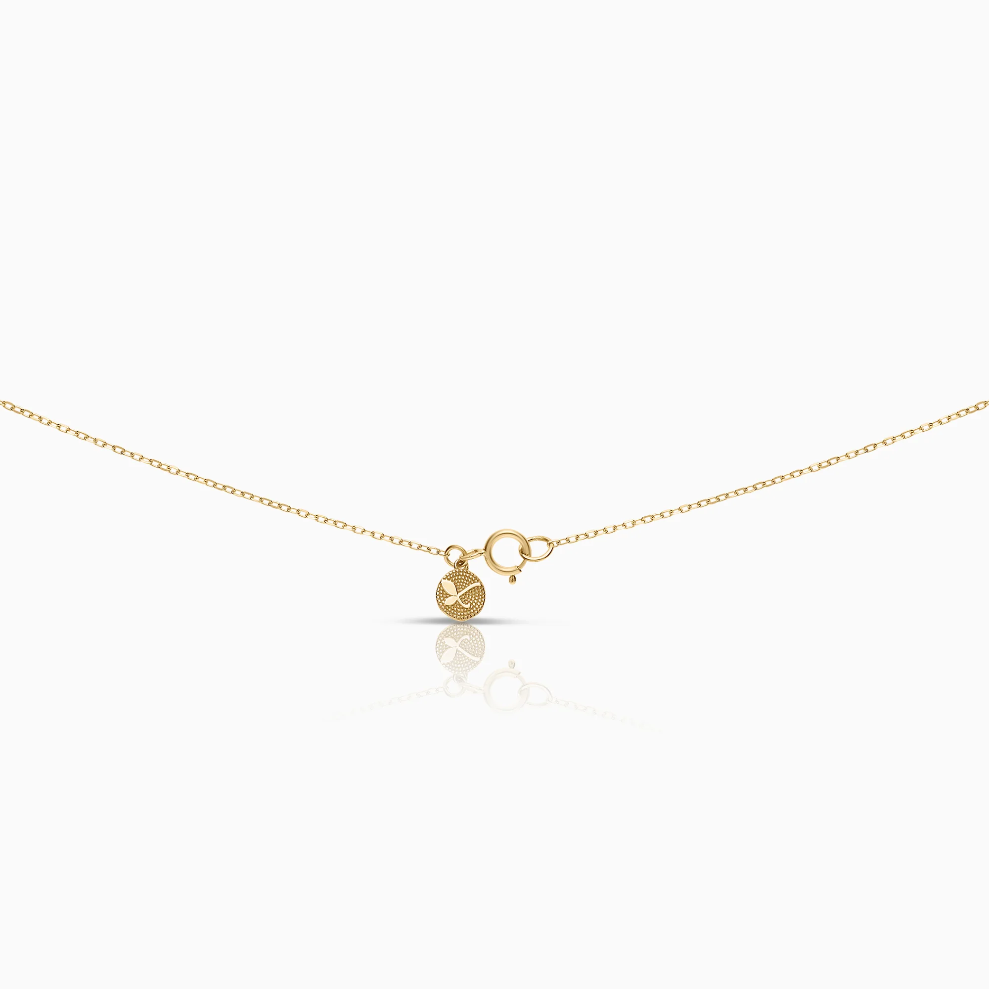 Necklace with star pendants 1.47g 18K gold - Image 2