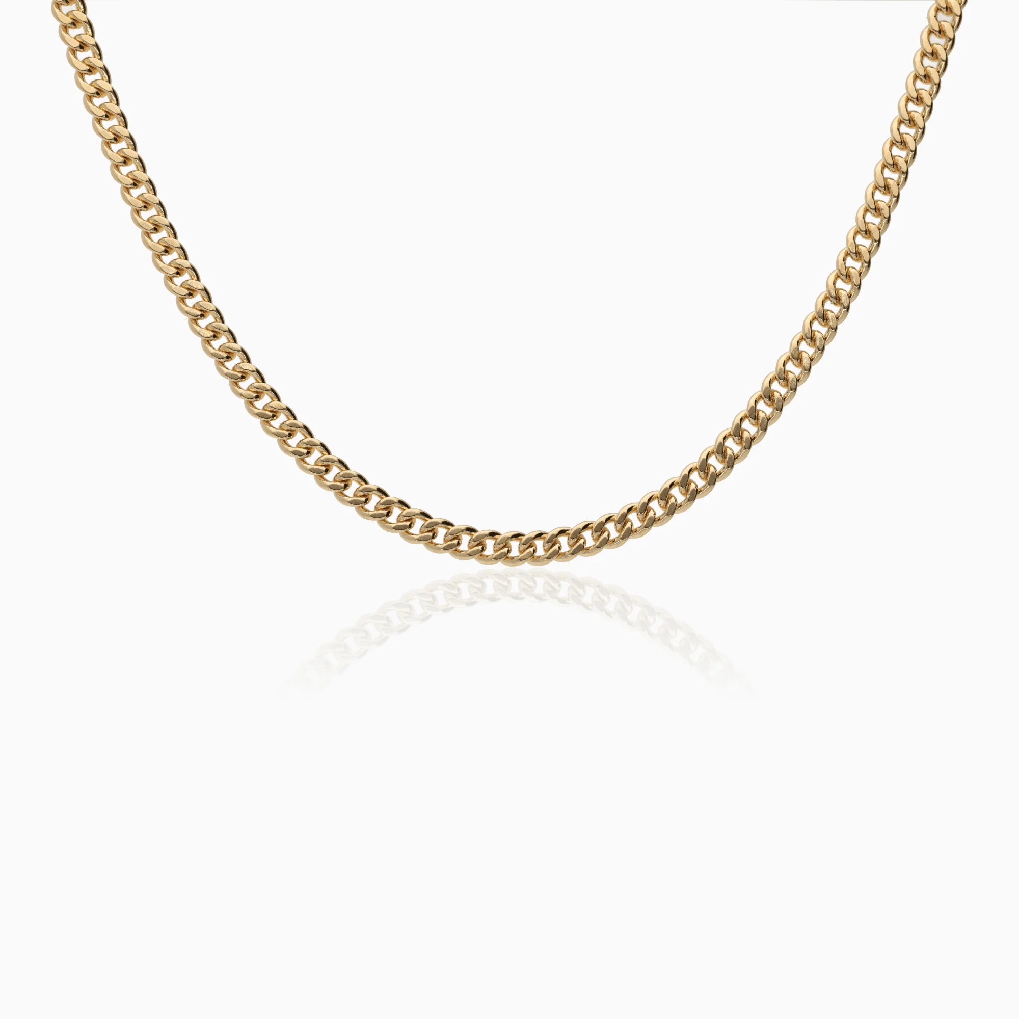 Curb necklace 14.10g 18K gold