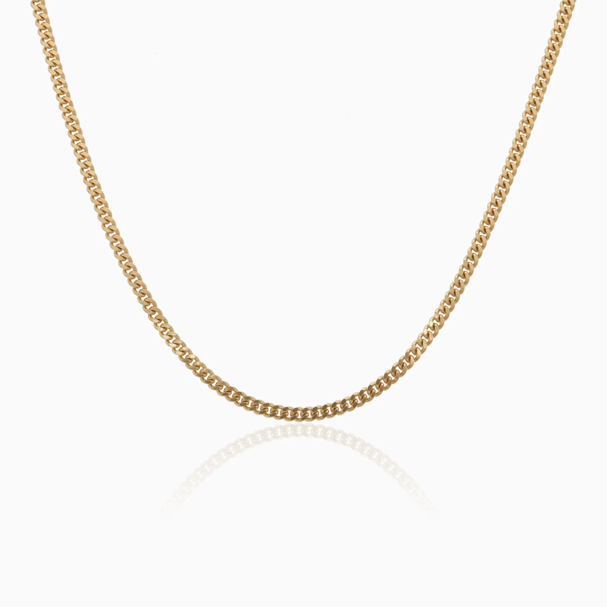 Curb necklace 15.75g 18K gold