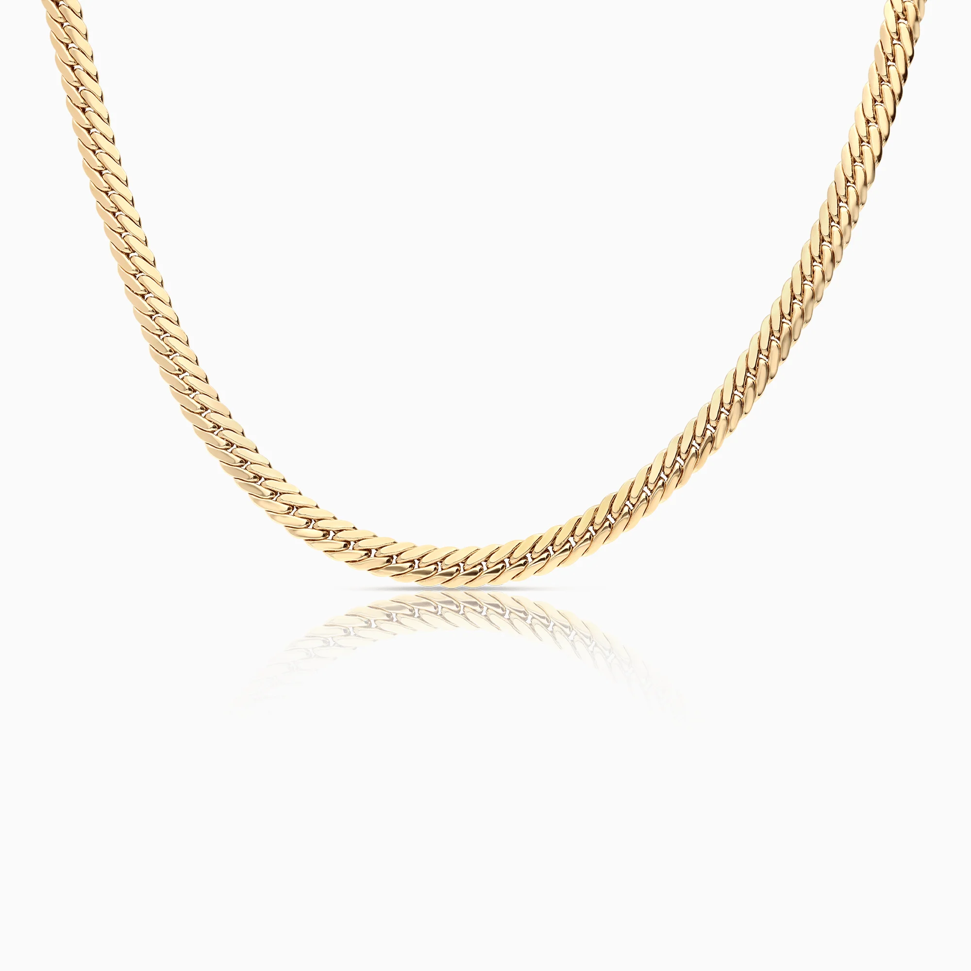 Curb necklace 19.94g 18K yellow gold