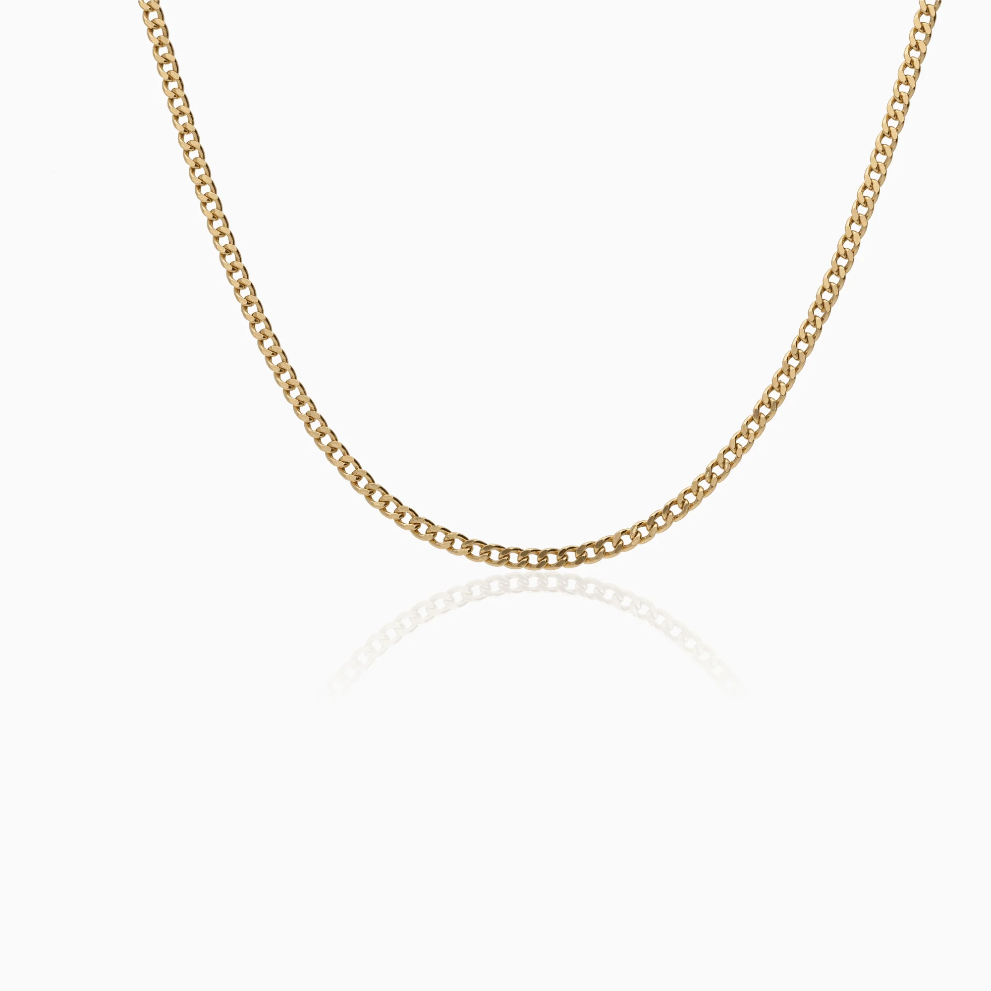 Curb necklace 6.06g 18K gold
