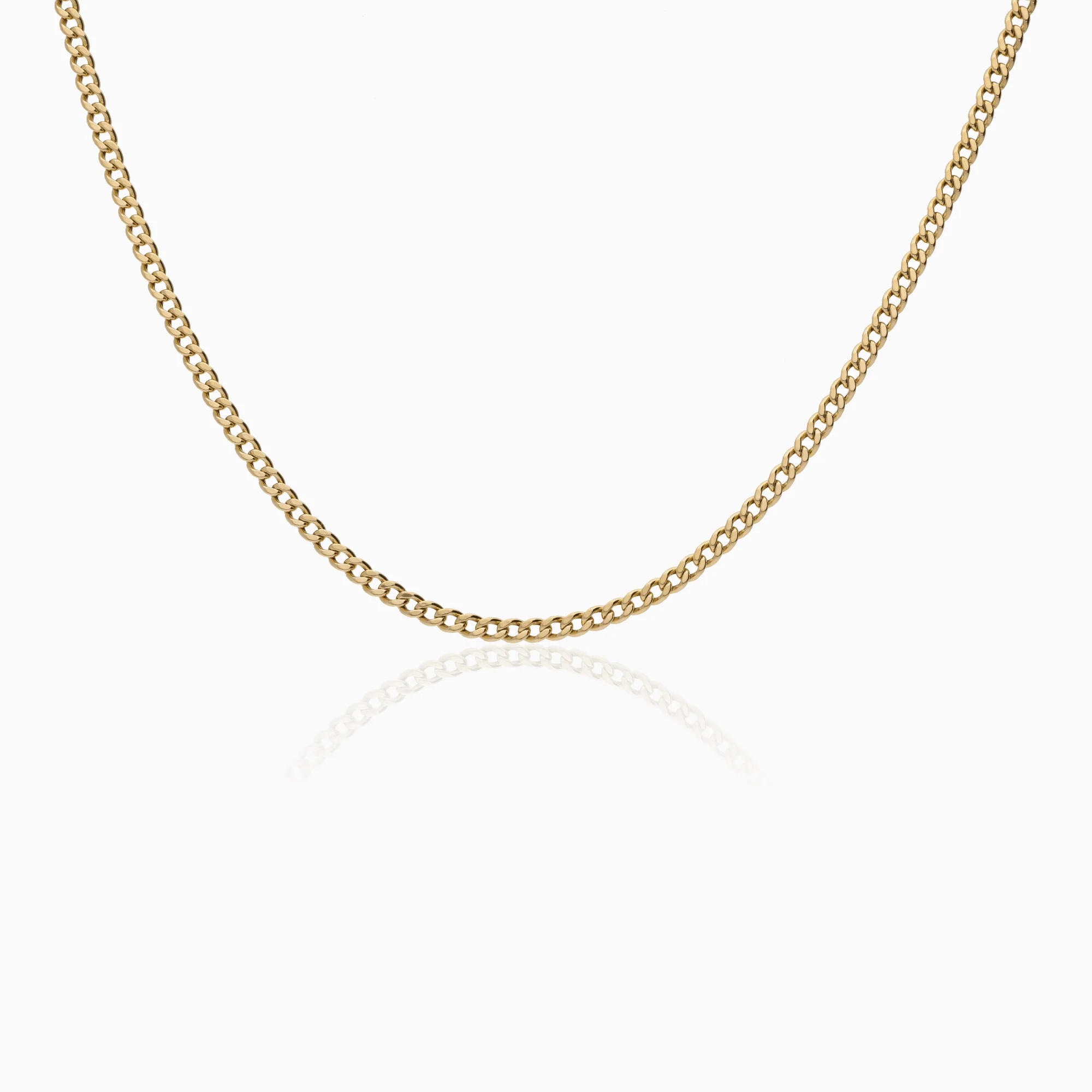 Curb necklace 6.34g 18K gold