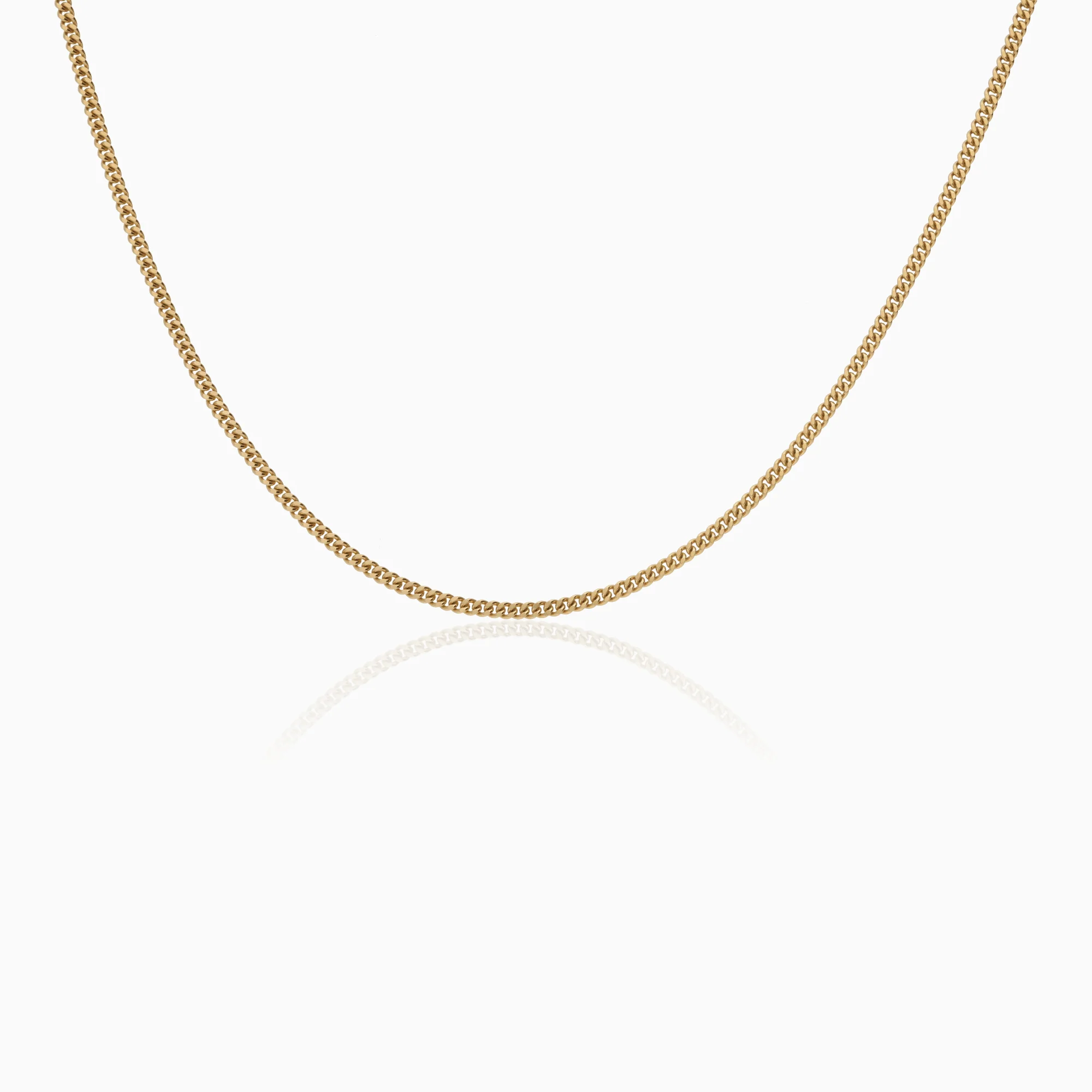 Curb necklace 6.55g 18K gold