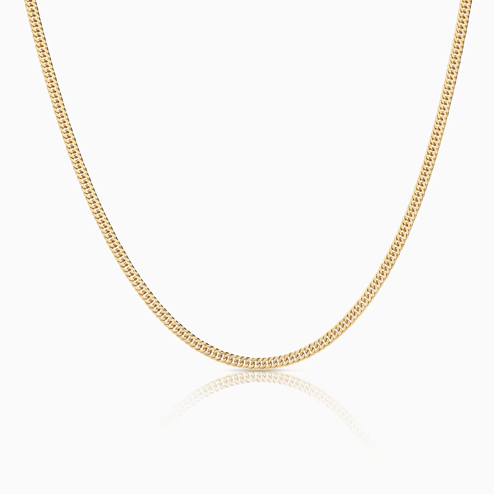 Curb necklace 9.60g 18K gold