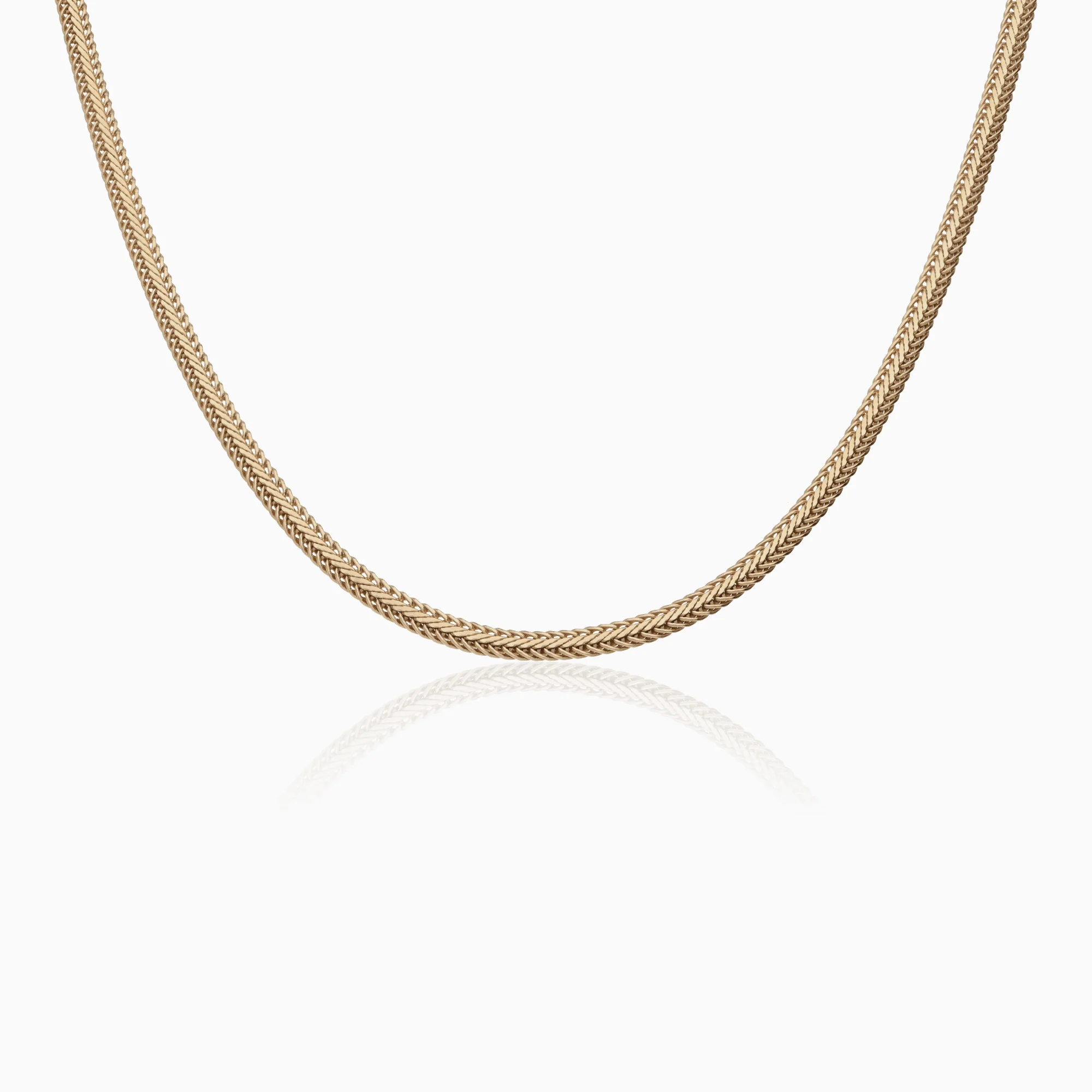 Fox tail necklace 13.2g 18K gold