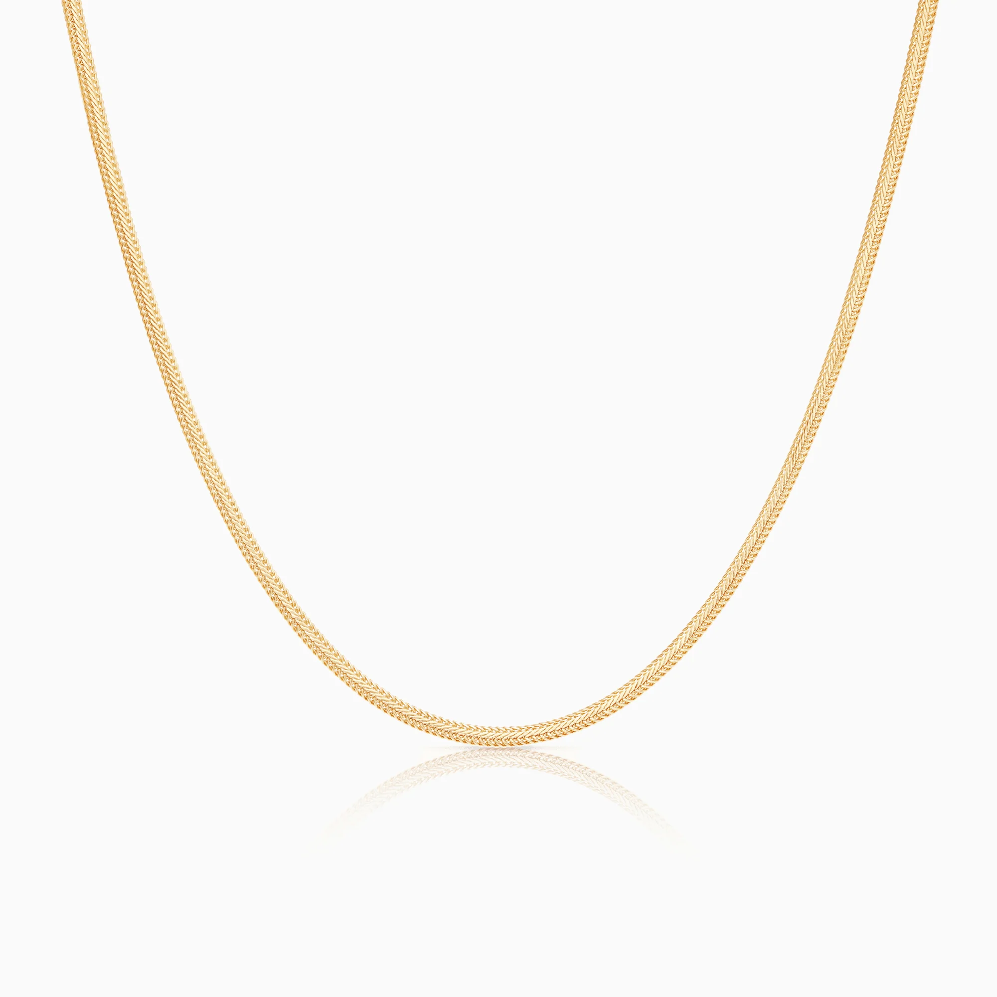 Fox tail necklace 7.45g 18K gold