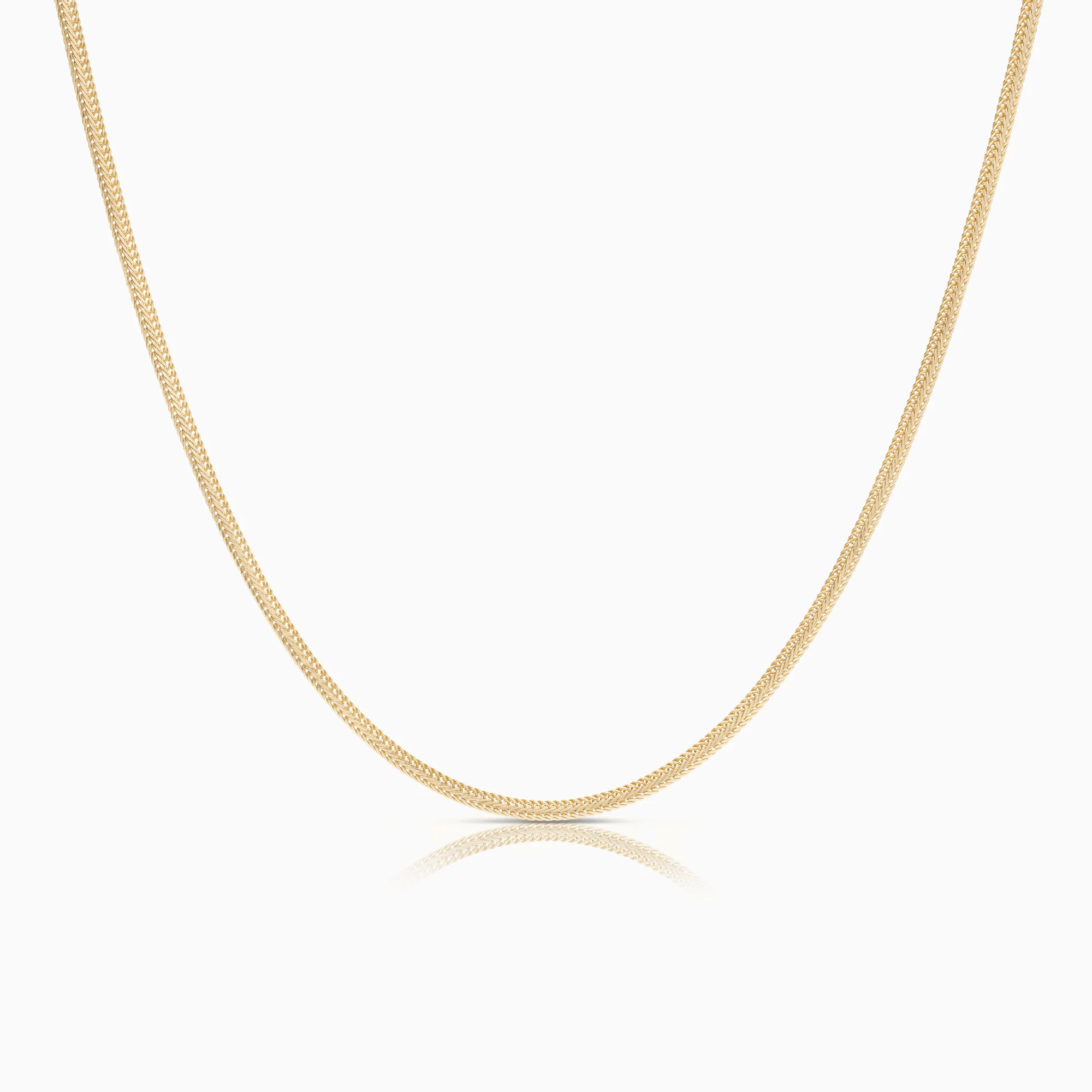 Fox tail necklace 8.34g 18K gold