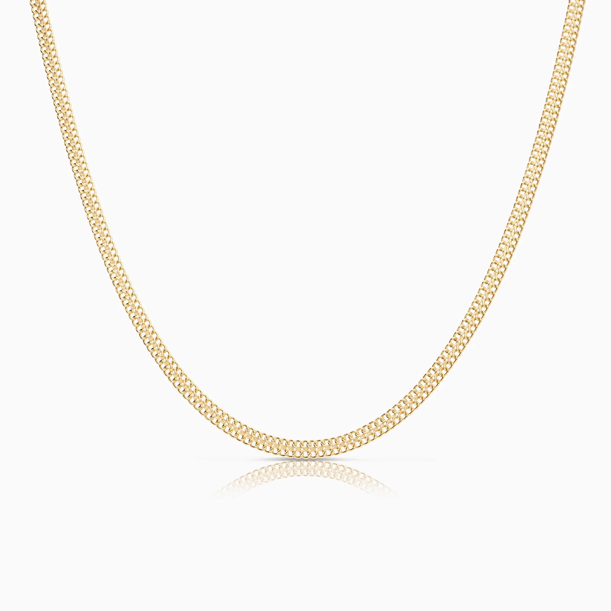 Herringbone necklace 9.52g 18K gold