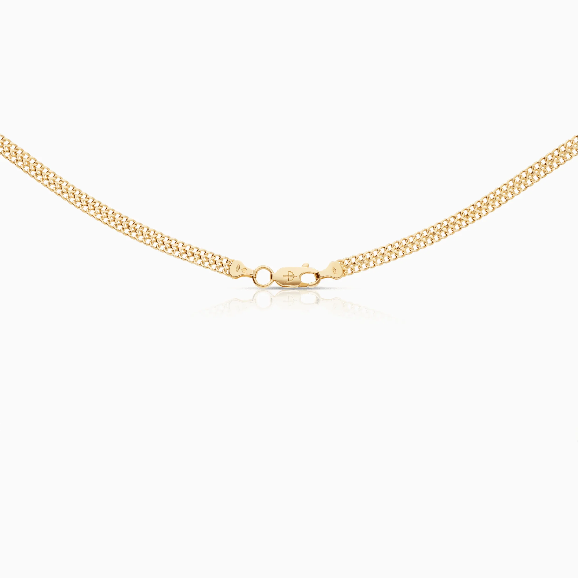 Herringbone necklace 9.52g 18K gold - Image 2