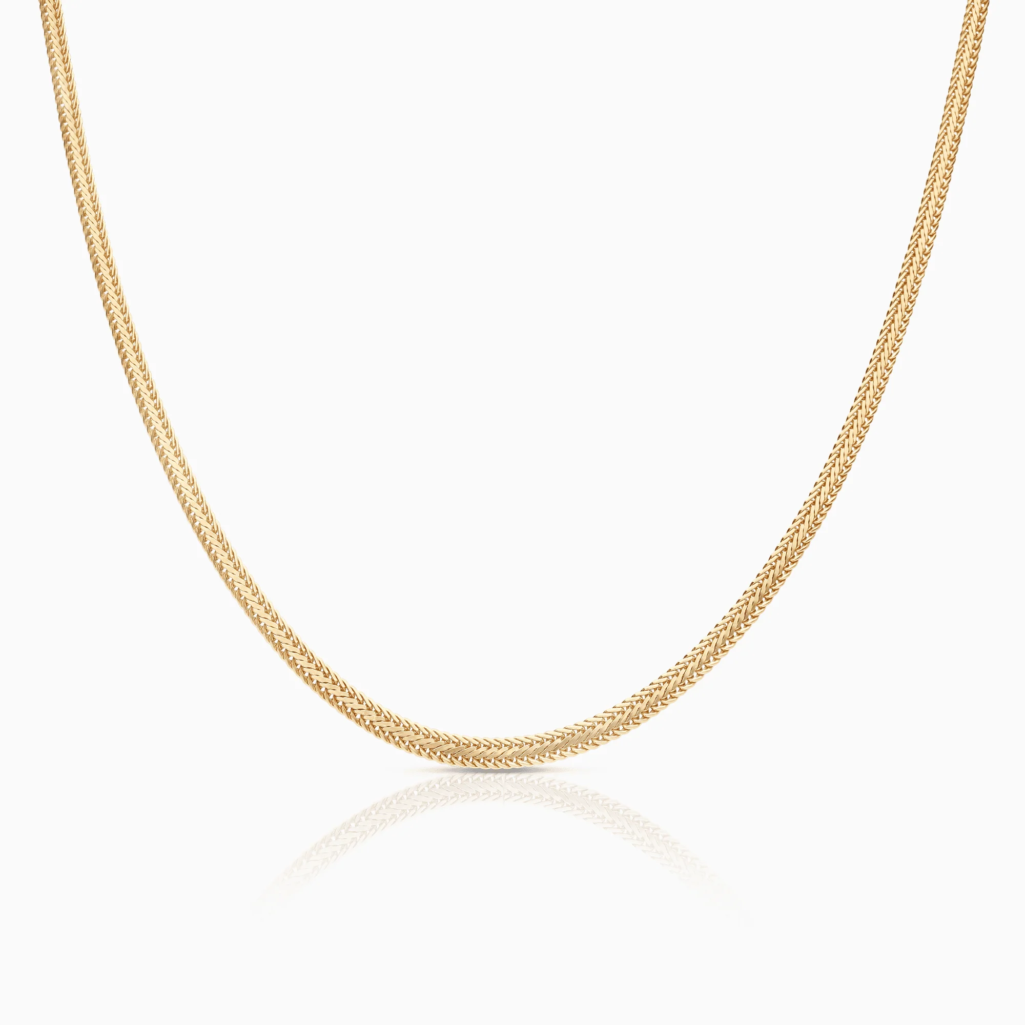 Fox tail necklace 9.85g 18K gold