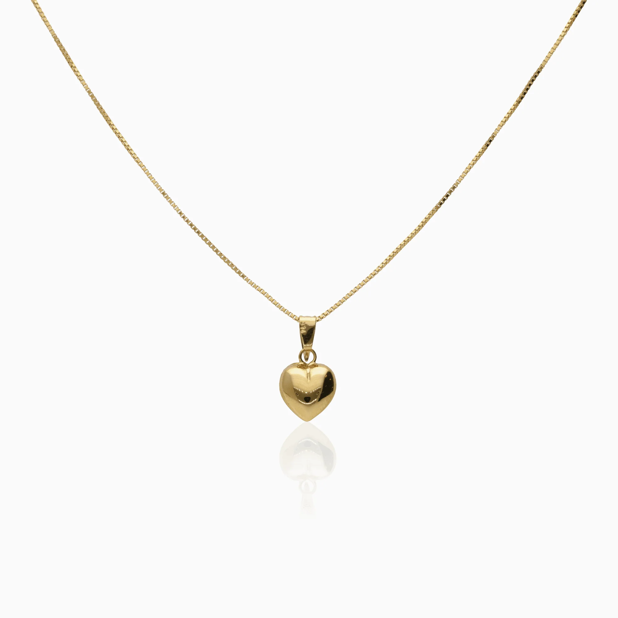 Venezia Necklace with a Heart 1.72g 18K Gold