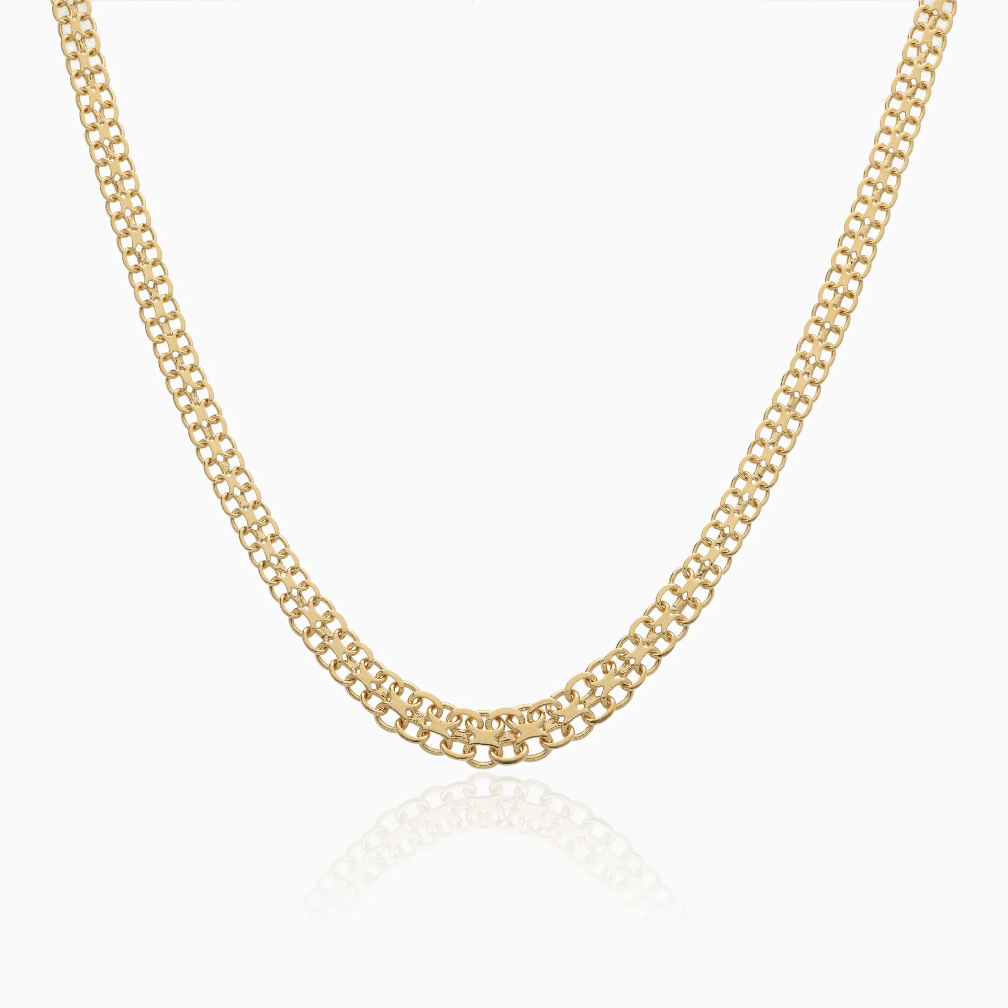 X-link necklace 10.10g 18K gold