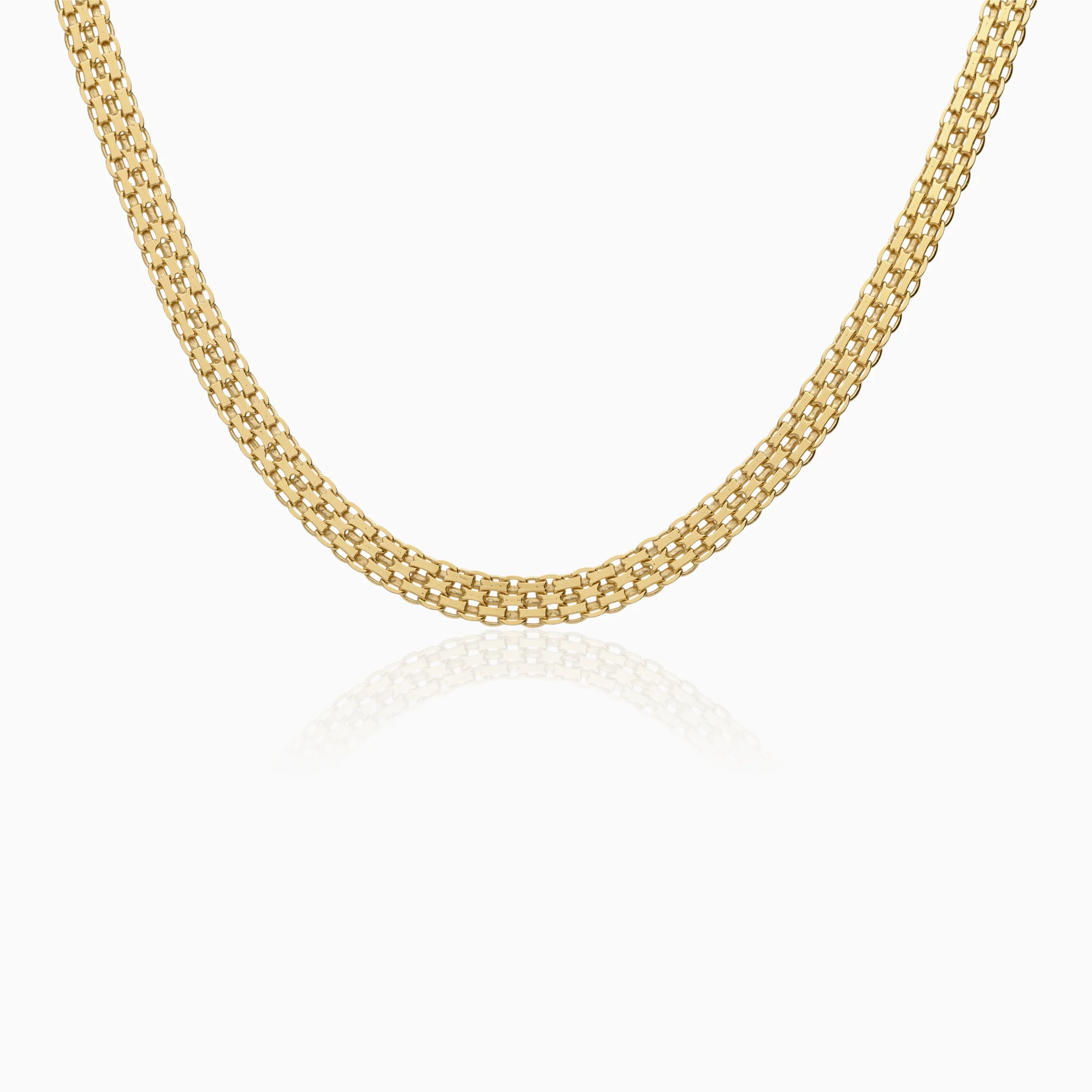 Necklace X-link 11.98g 18K gold