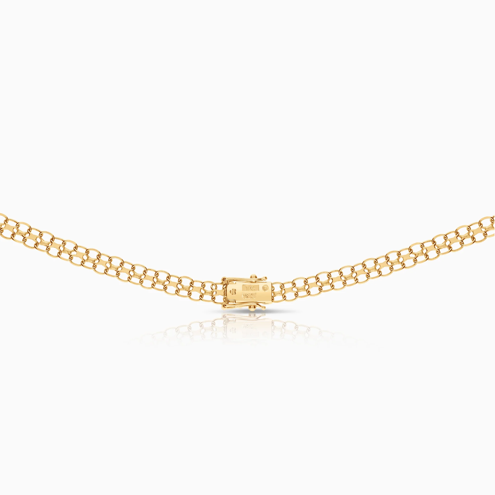 Necklace X-link 13.95g 18K gold - Image 2