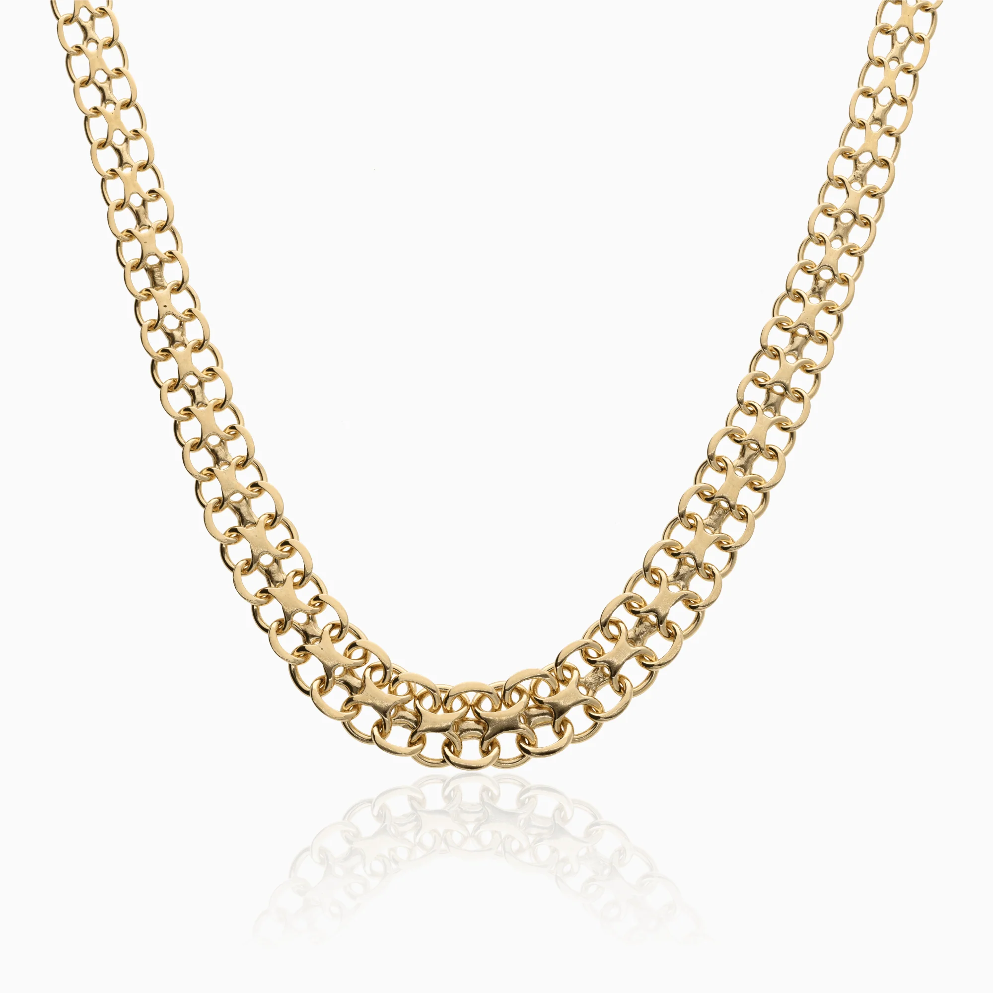 X-link necklace 14.20g 18K