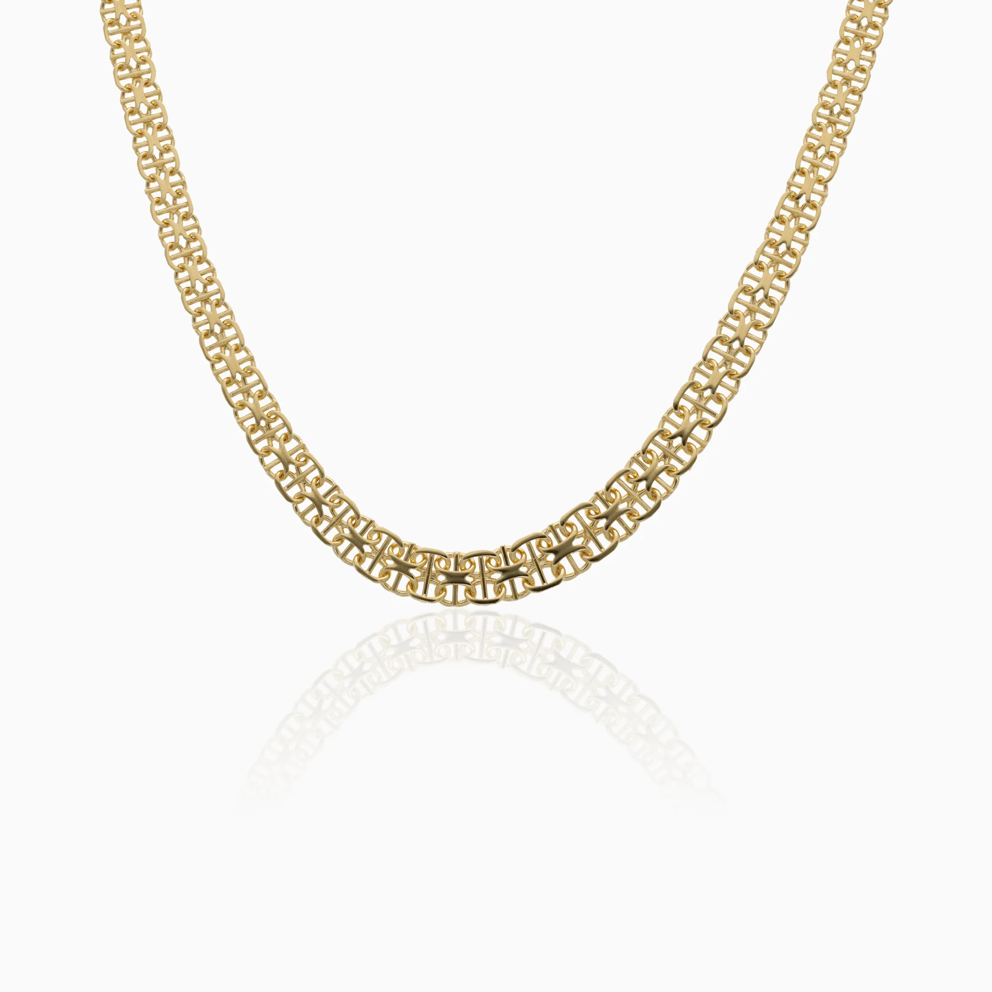 X-link necklace 18.80g 18K gold