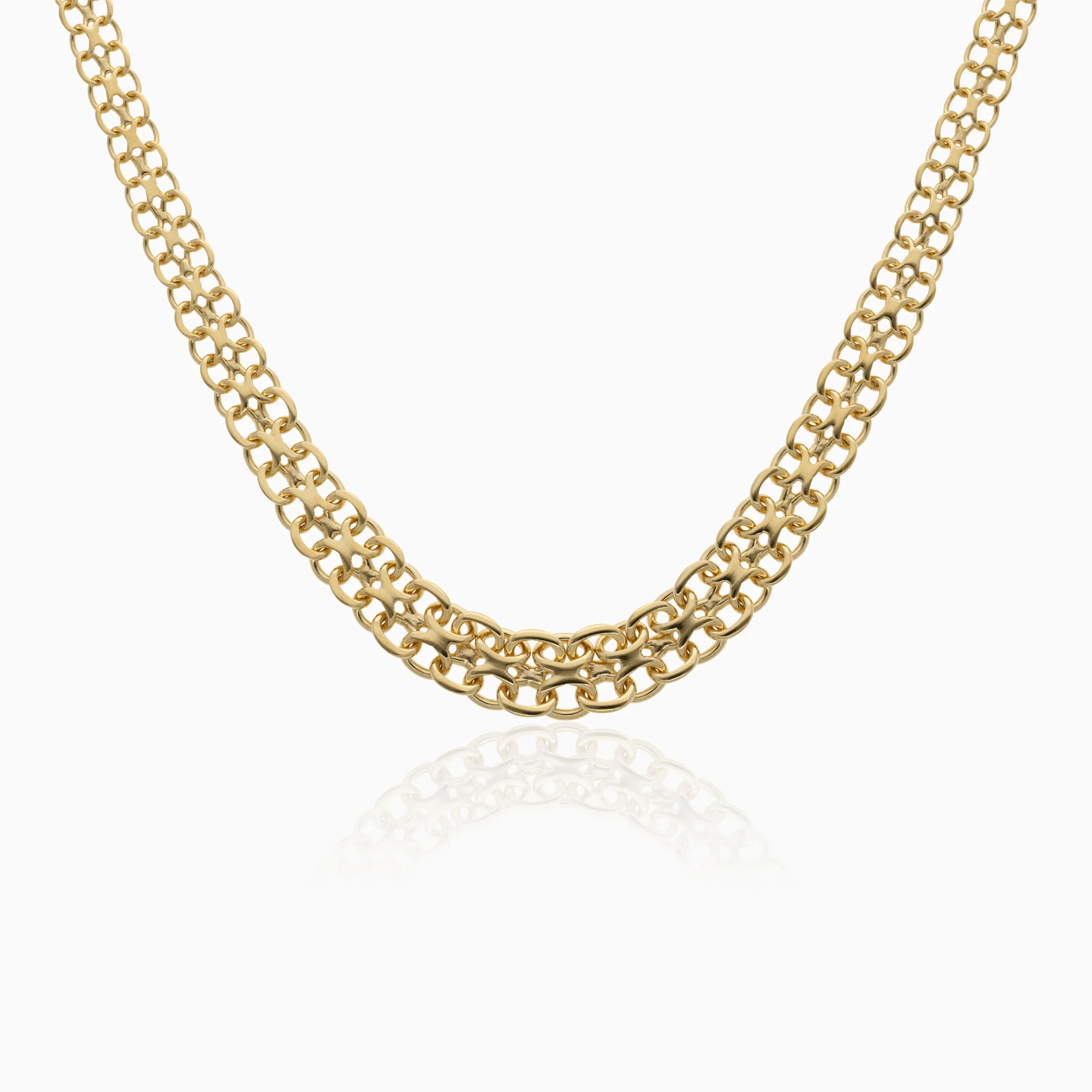 Necklace X-link 21.60g 18K