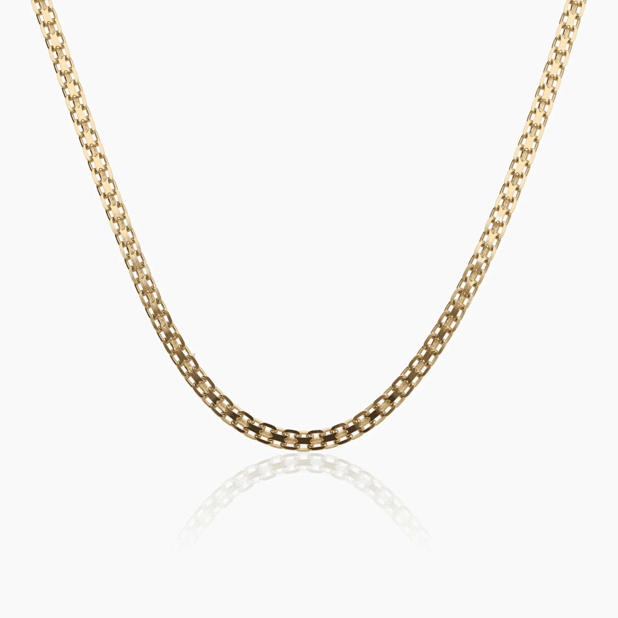 X-link necklace 8.80g 18K