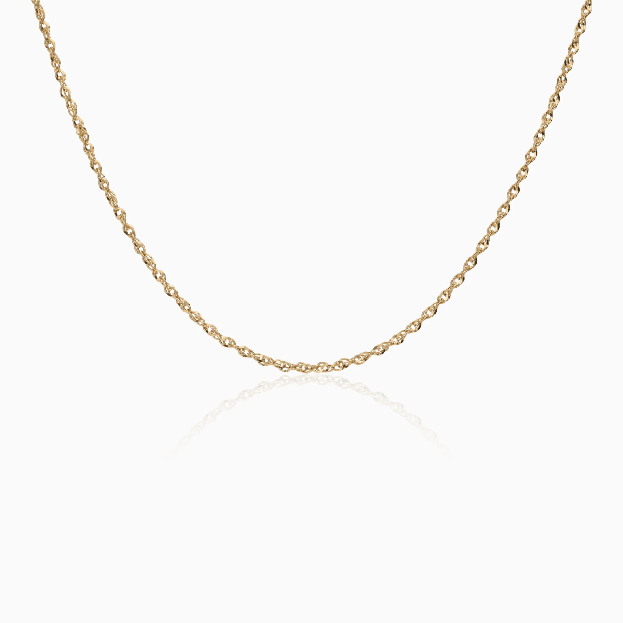 Fantasy link necklace 3.32g 18K gold - Image 2