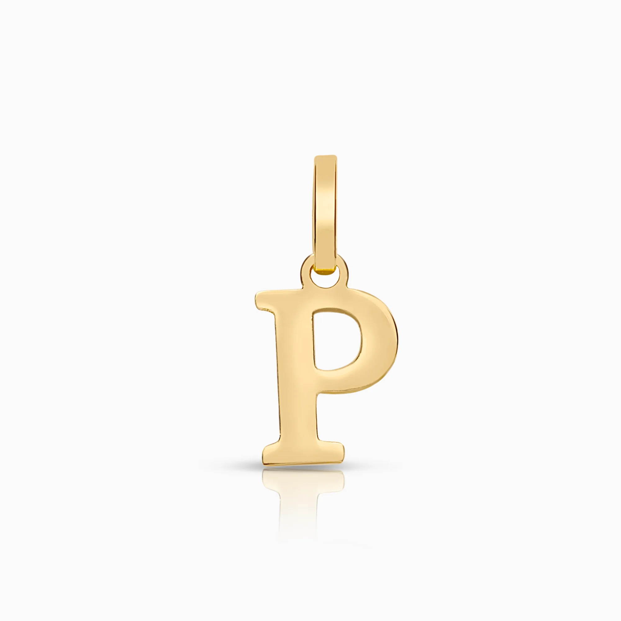 Letter pendant 0.17g 18K gold