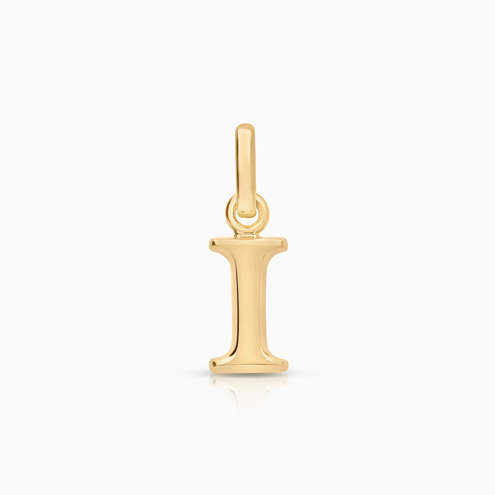 Pendant letter I 0.45g 18K gold