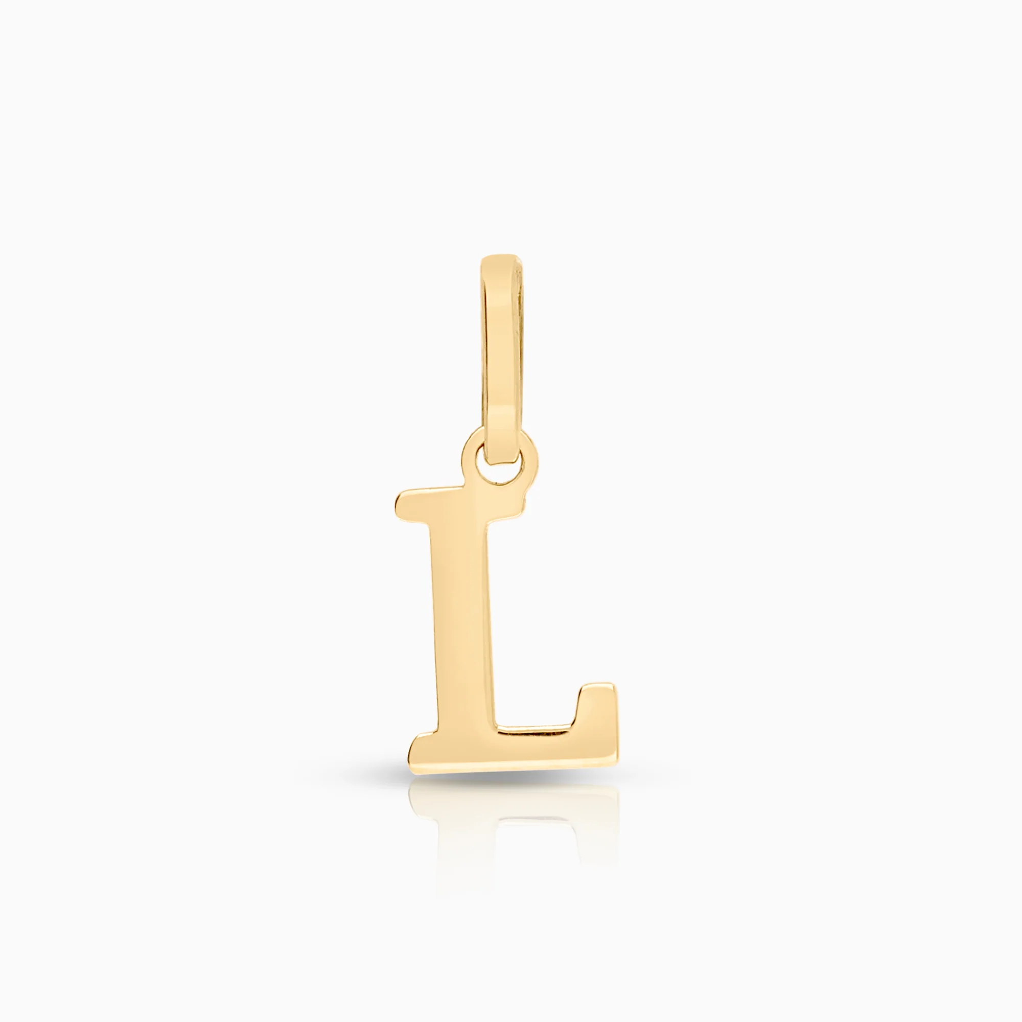 Pendant letter L 0.15g 18K gold