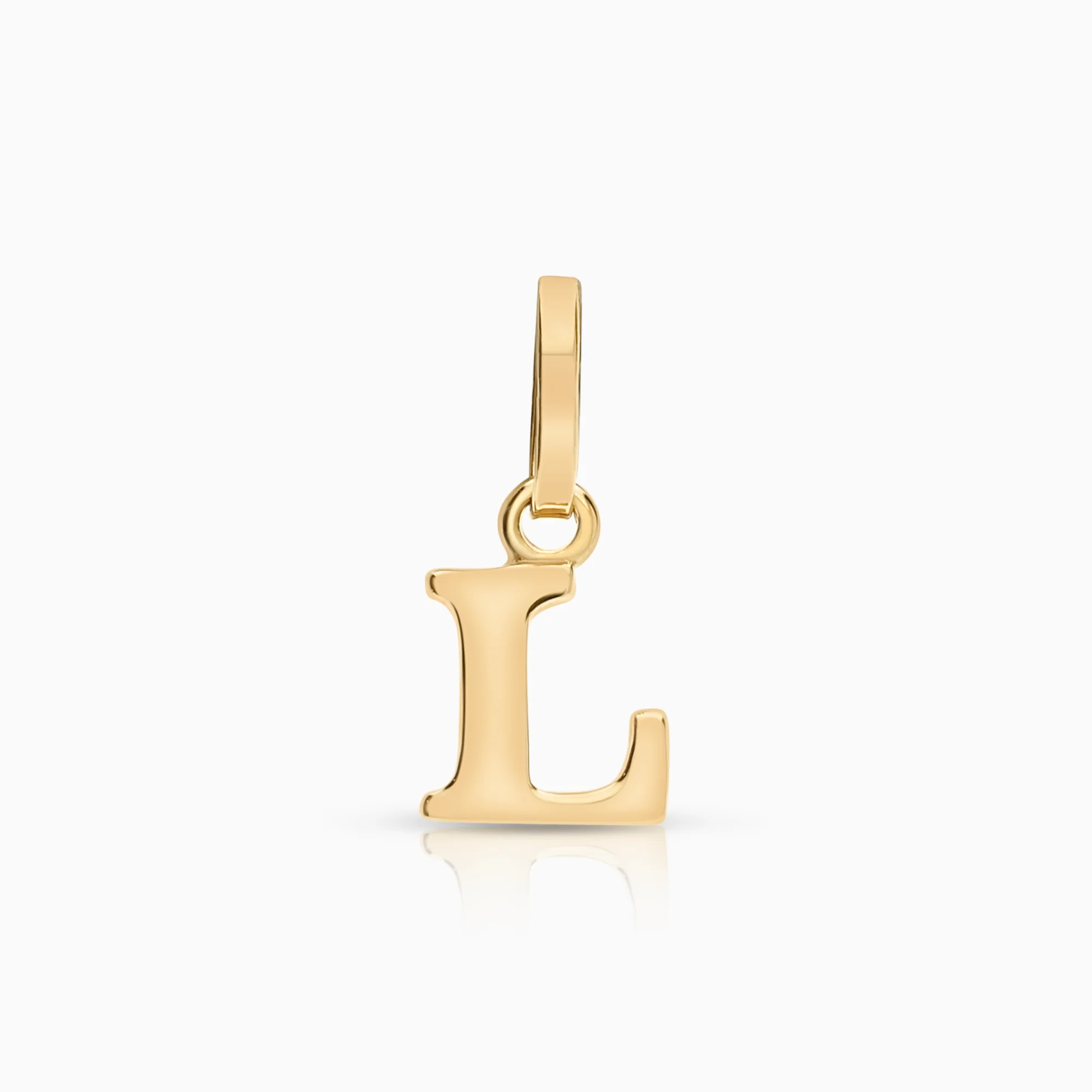 Letter pendant L 0.34g 18K gold