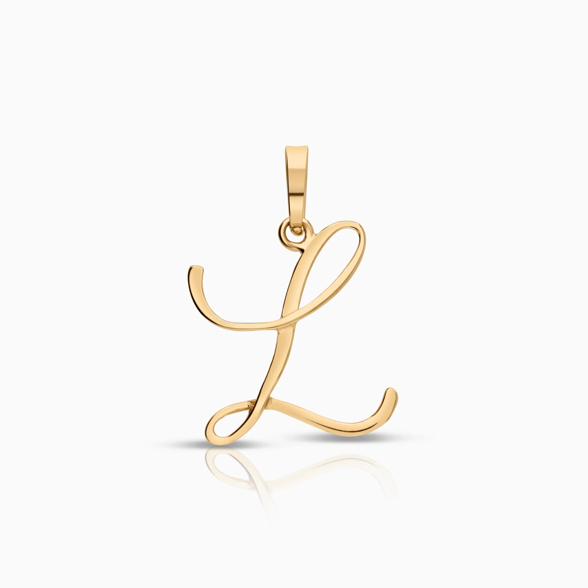 Pendant letter L 0.46g 18K gold
