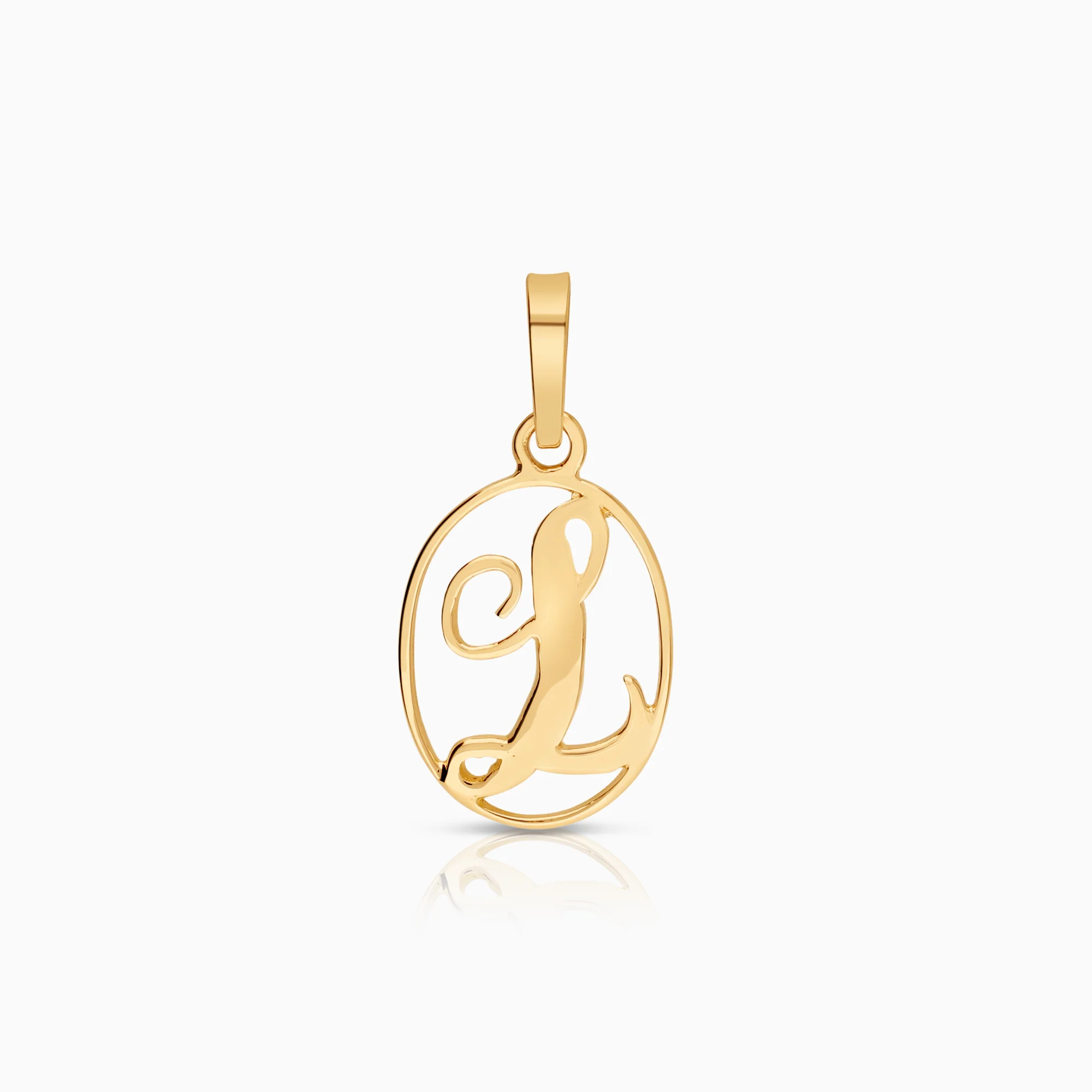 Pendant letter L 0.65g 18K gold