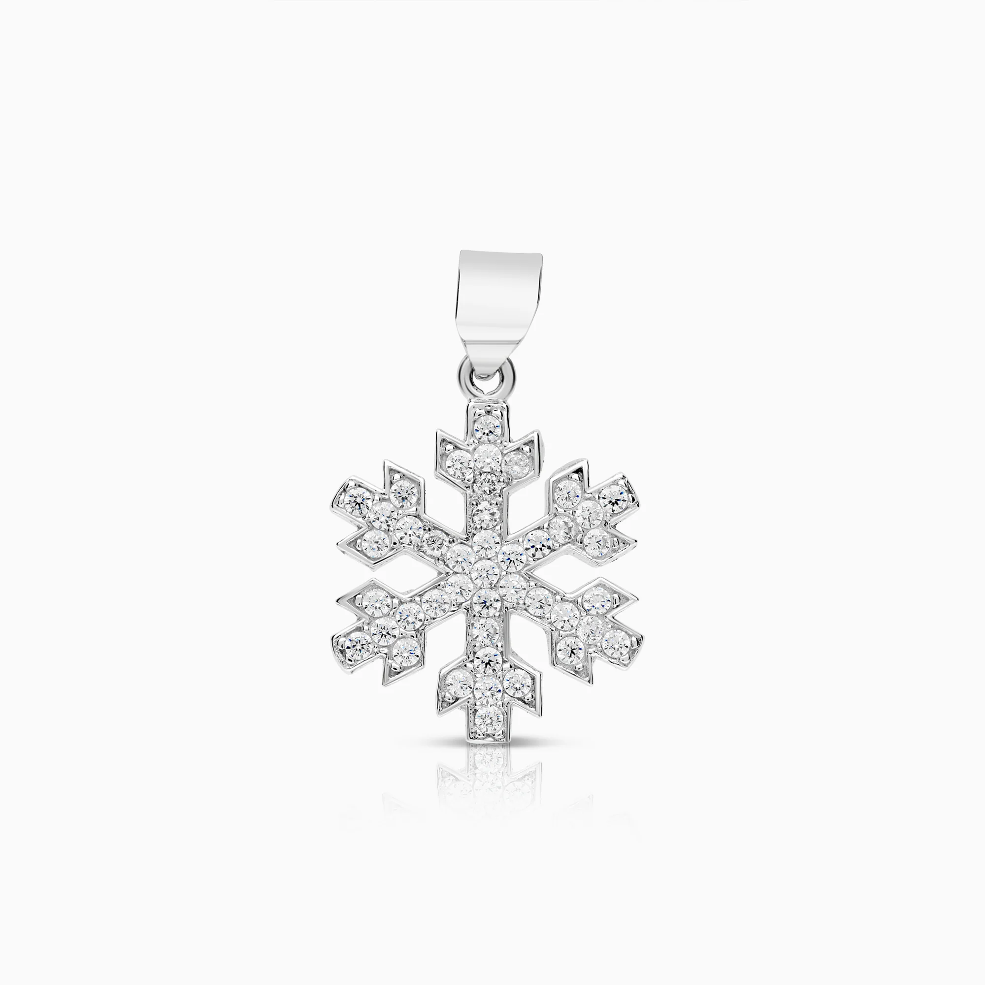Pendant cubic zirconia 1.56g 18K white gold