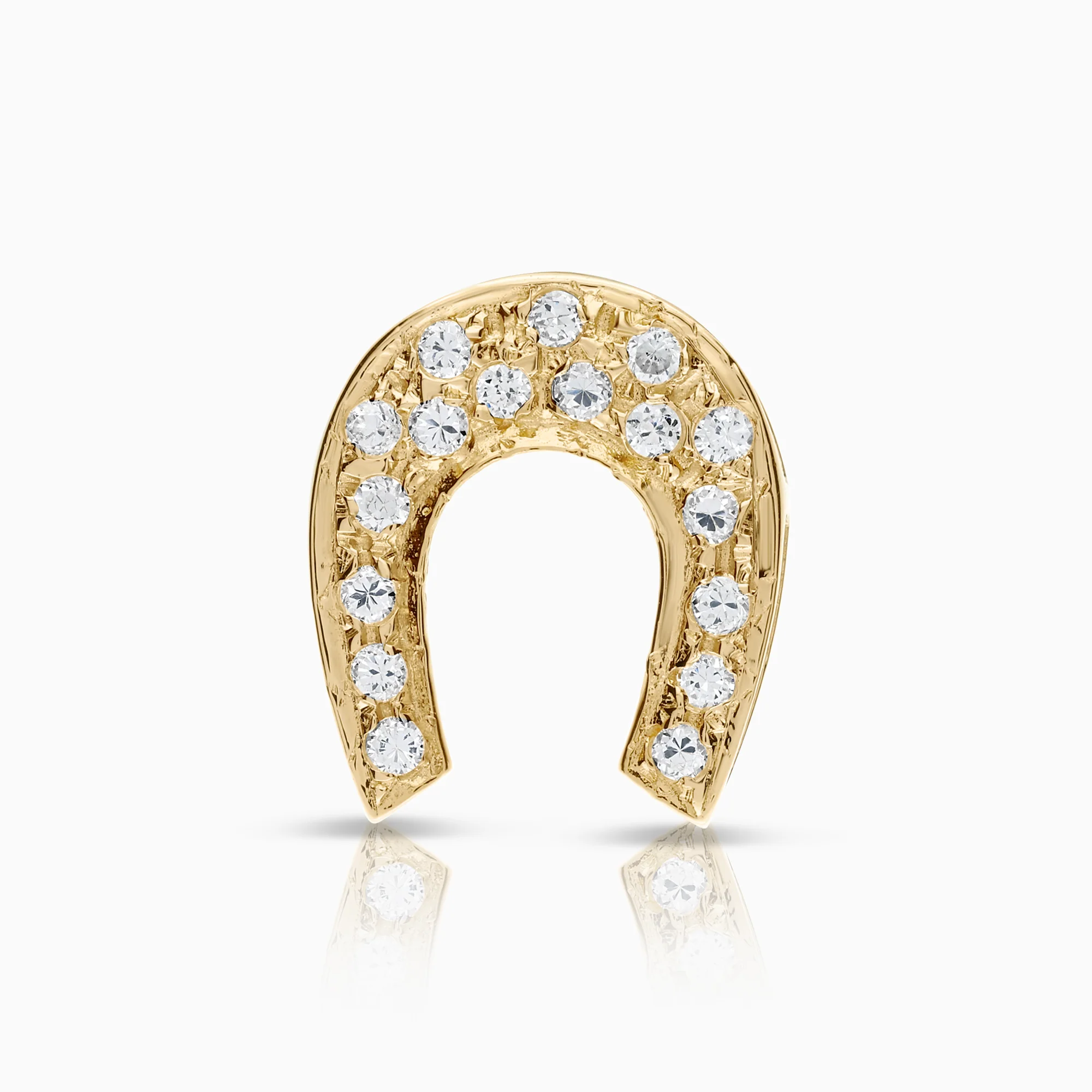 Pendant cubic zirconia 1.91g 18K gold