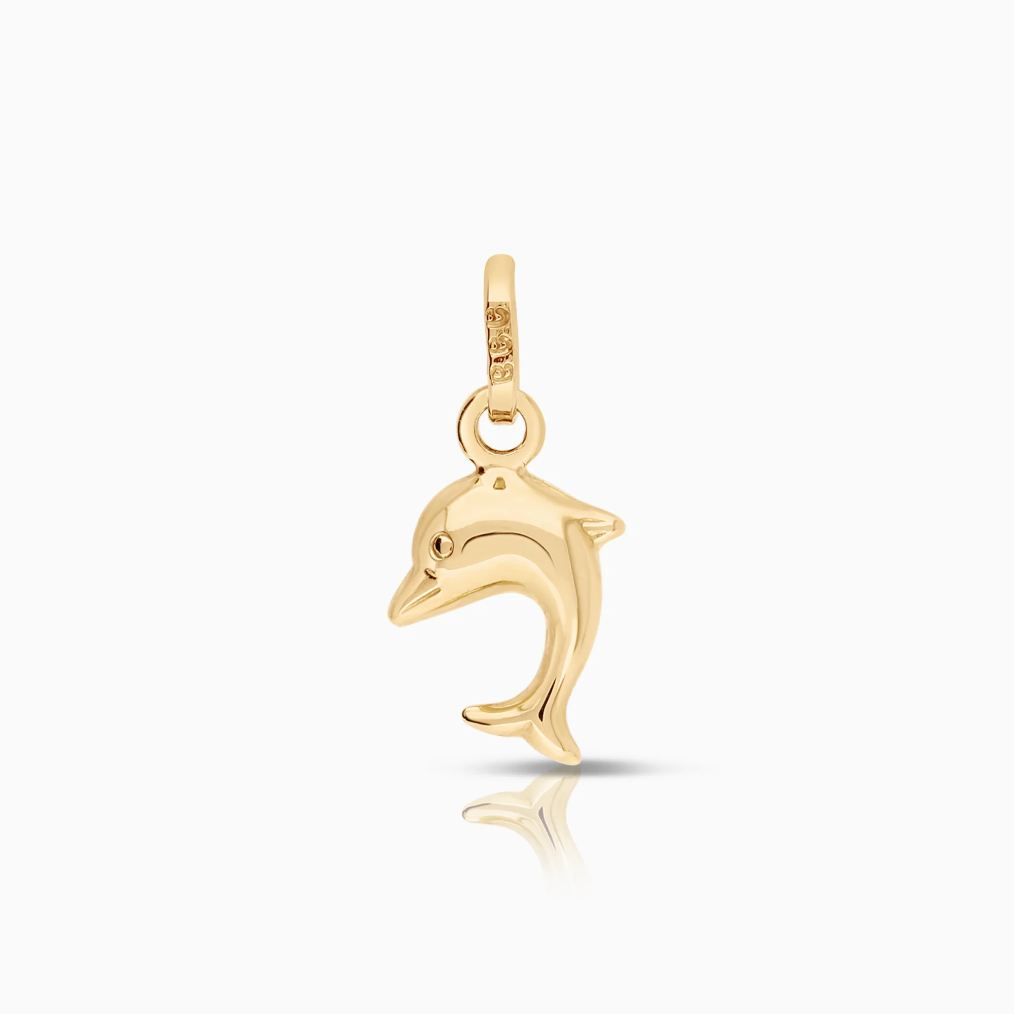 Dolphin pendant 0.36g 18K gold