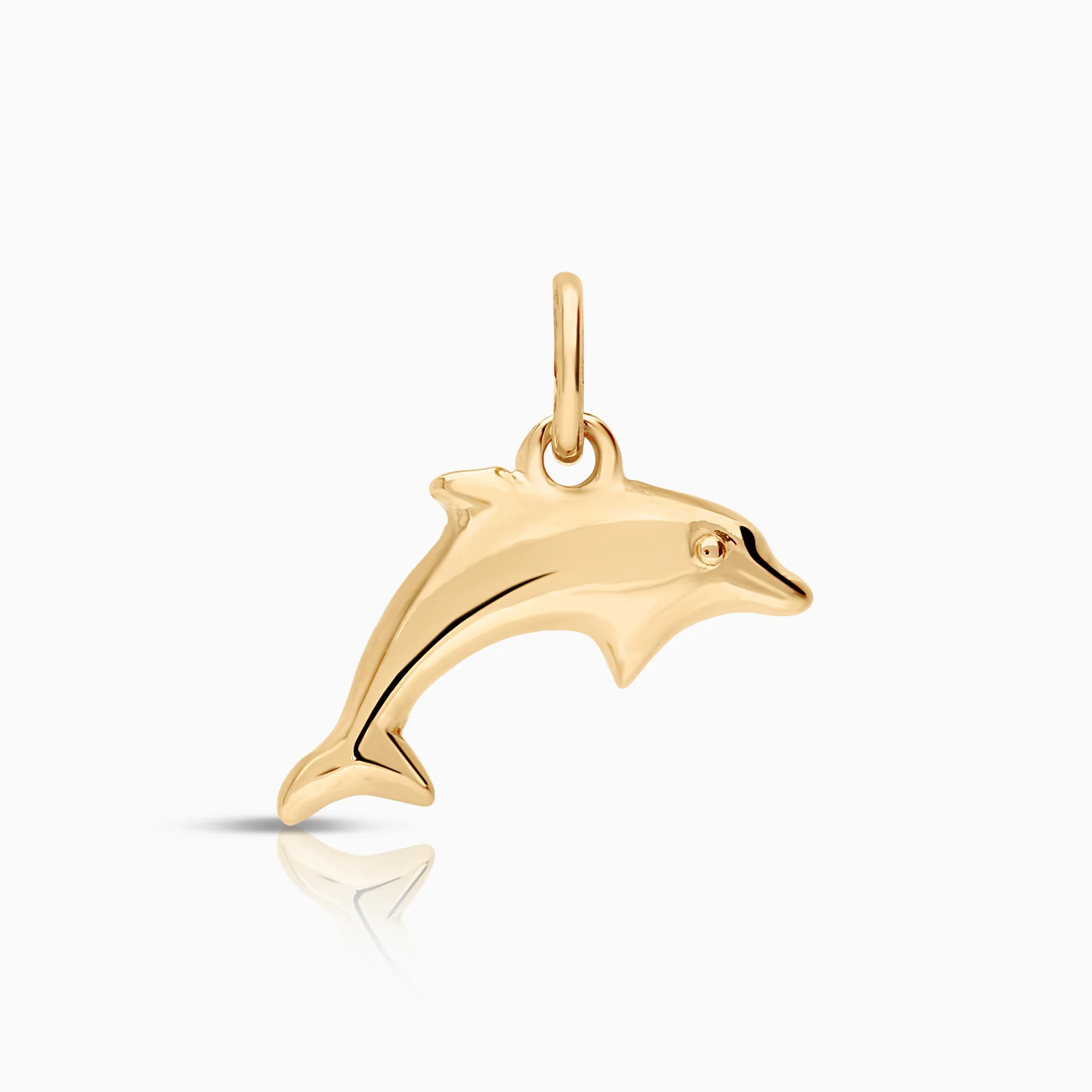 Dolphin pendant 0.62g 14K gold