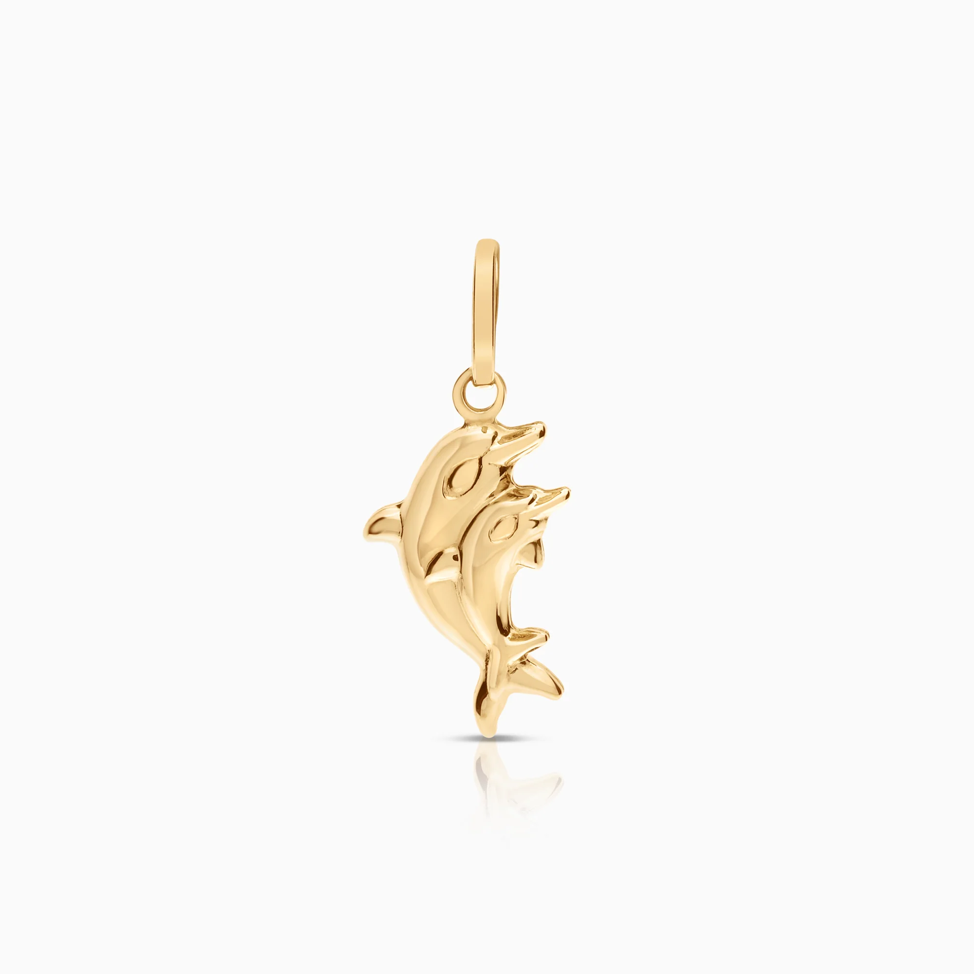 Dolphin pendant 1.09g 18K gold