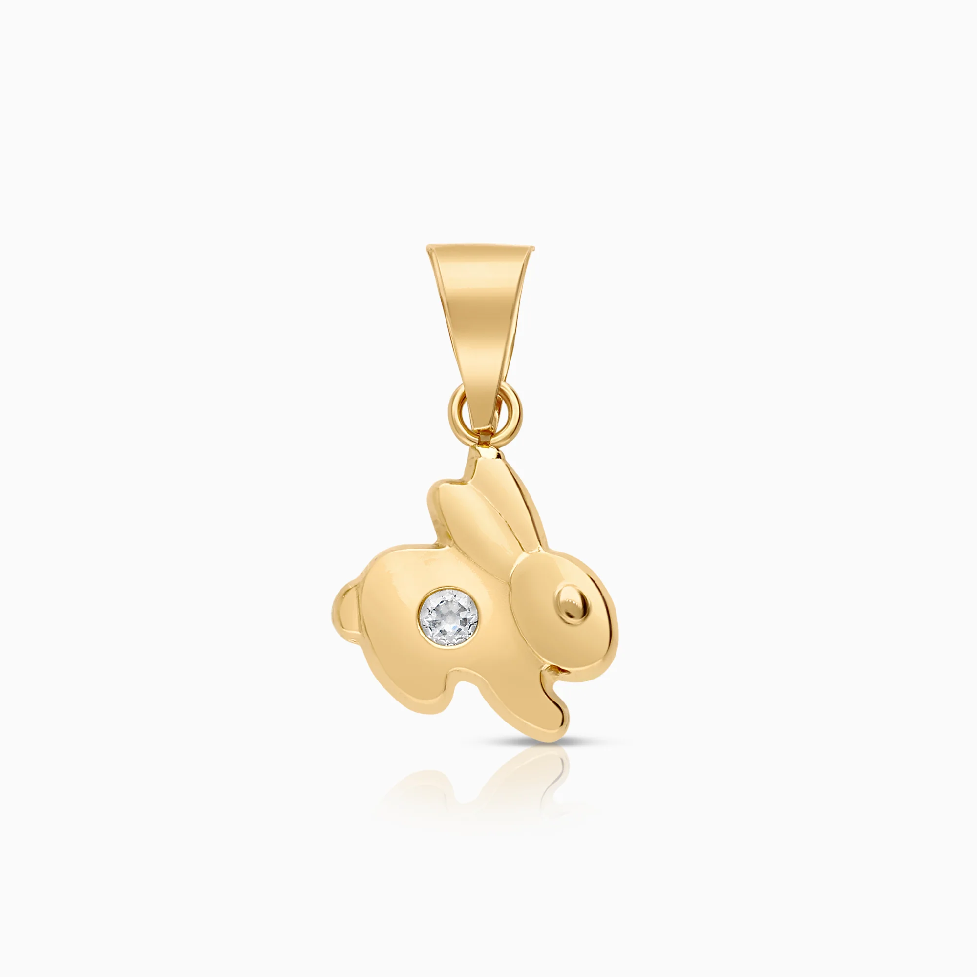 Pendant with animal, 0.32g 18K gold