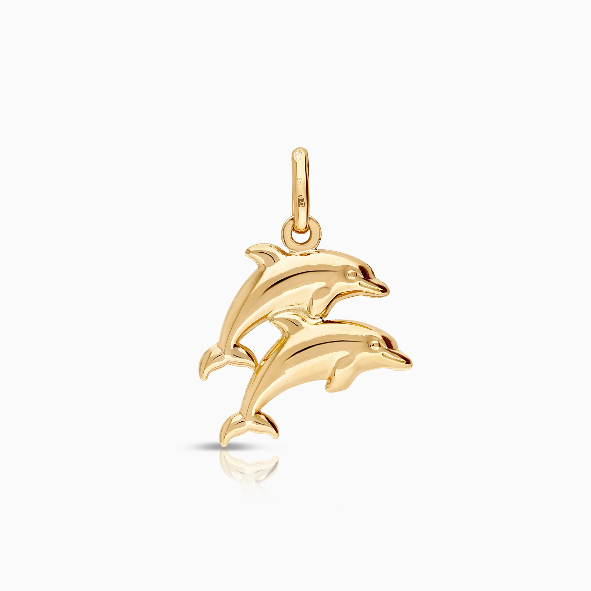 Dolphin pendant 0.84g 18K gold
