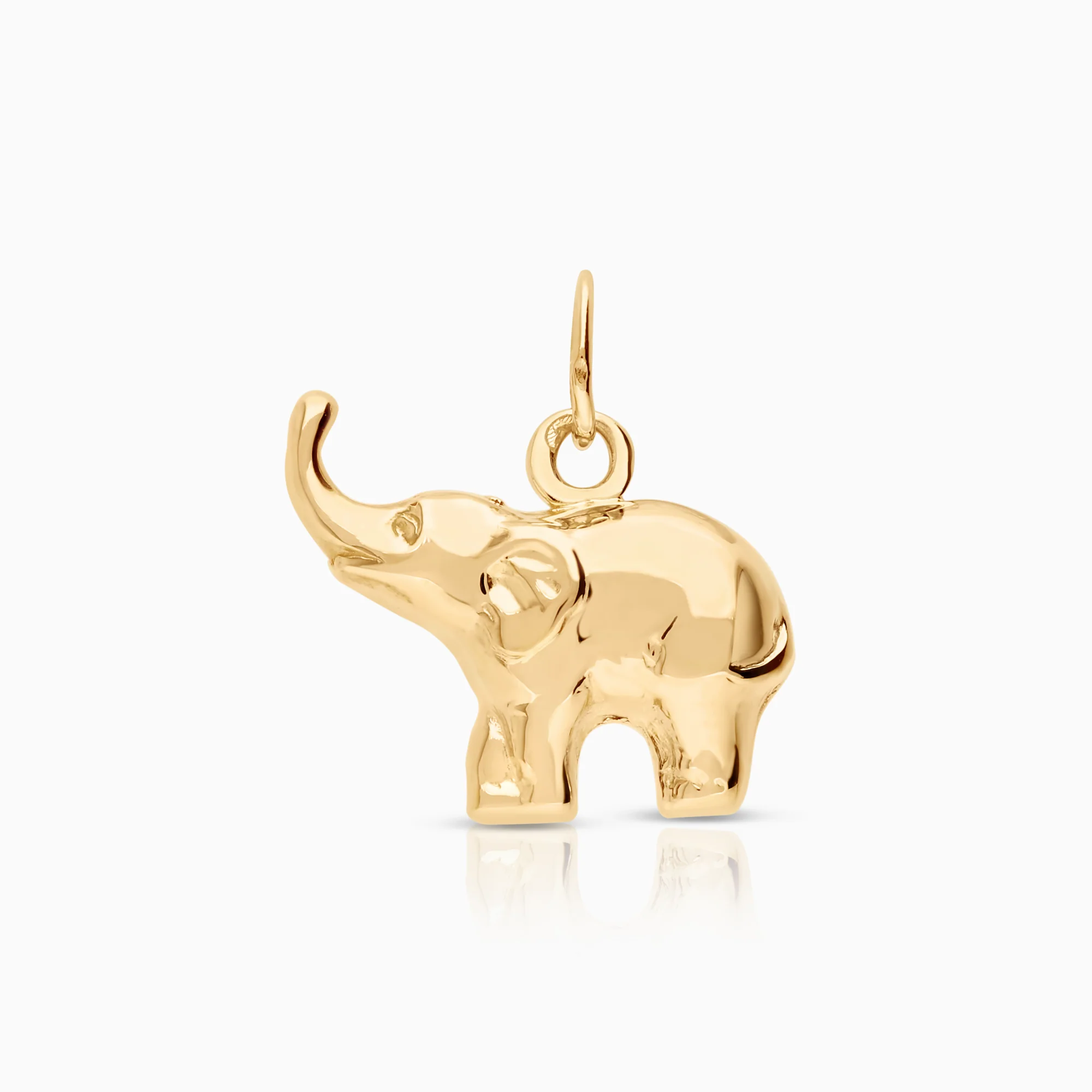 Elephant pendant 1.01g 18K gold