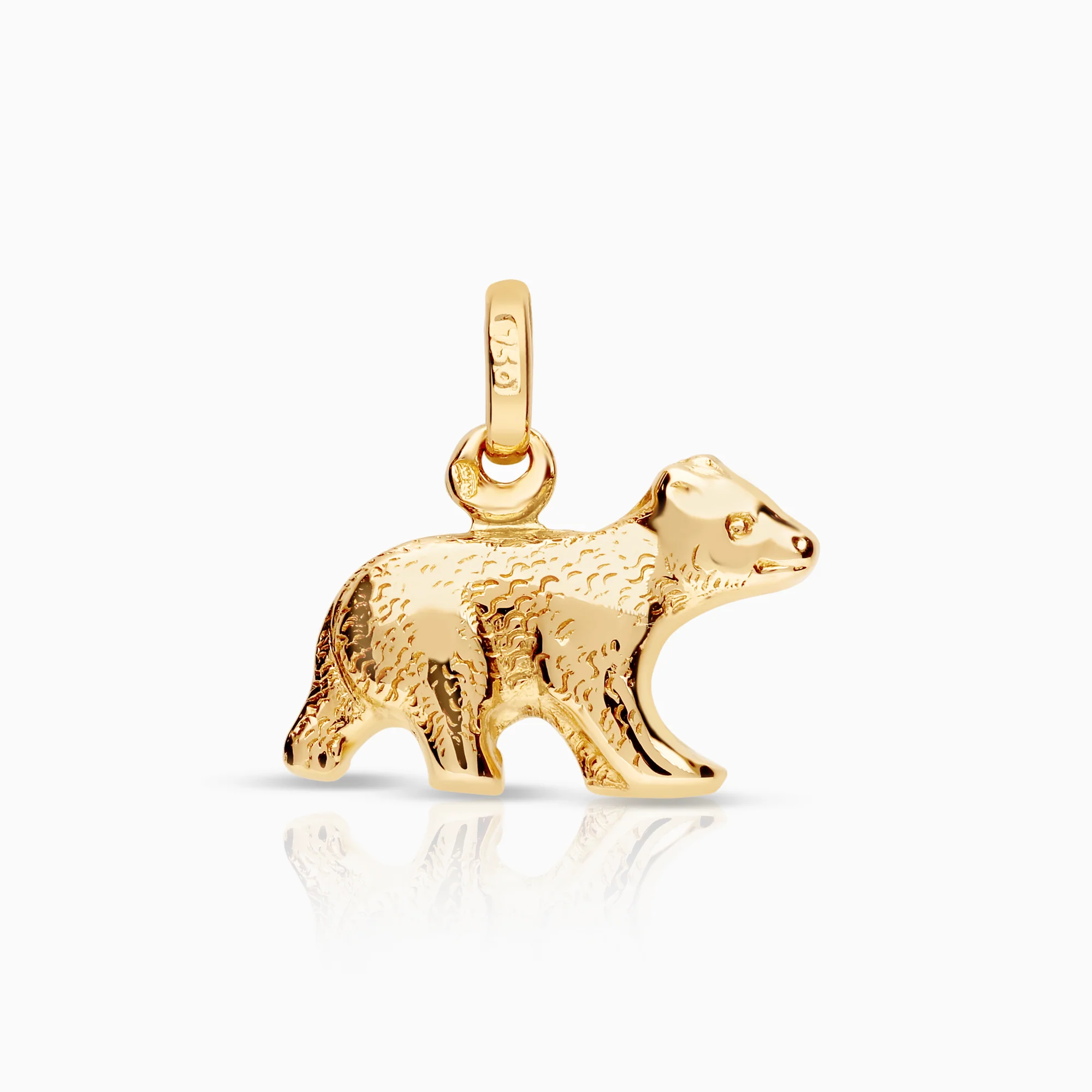Pendant bear 1.22g 18K gold