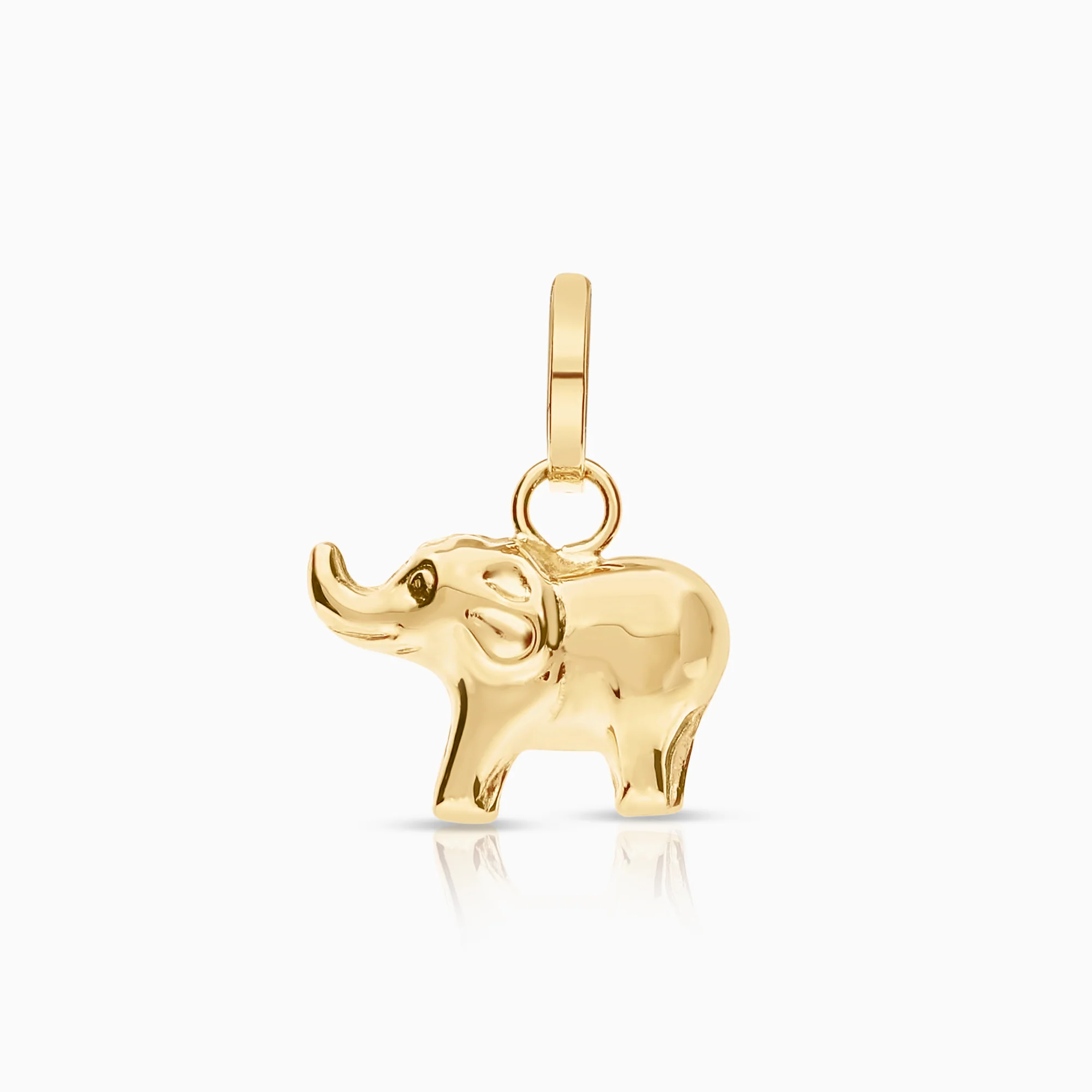 Elephant pendant 0.31g 18K gold