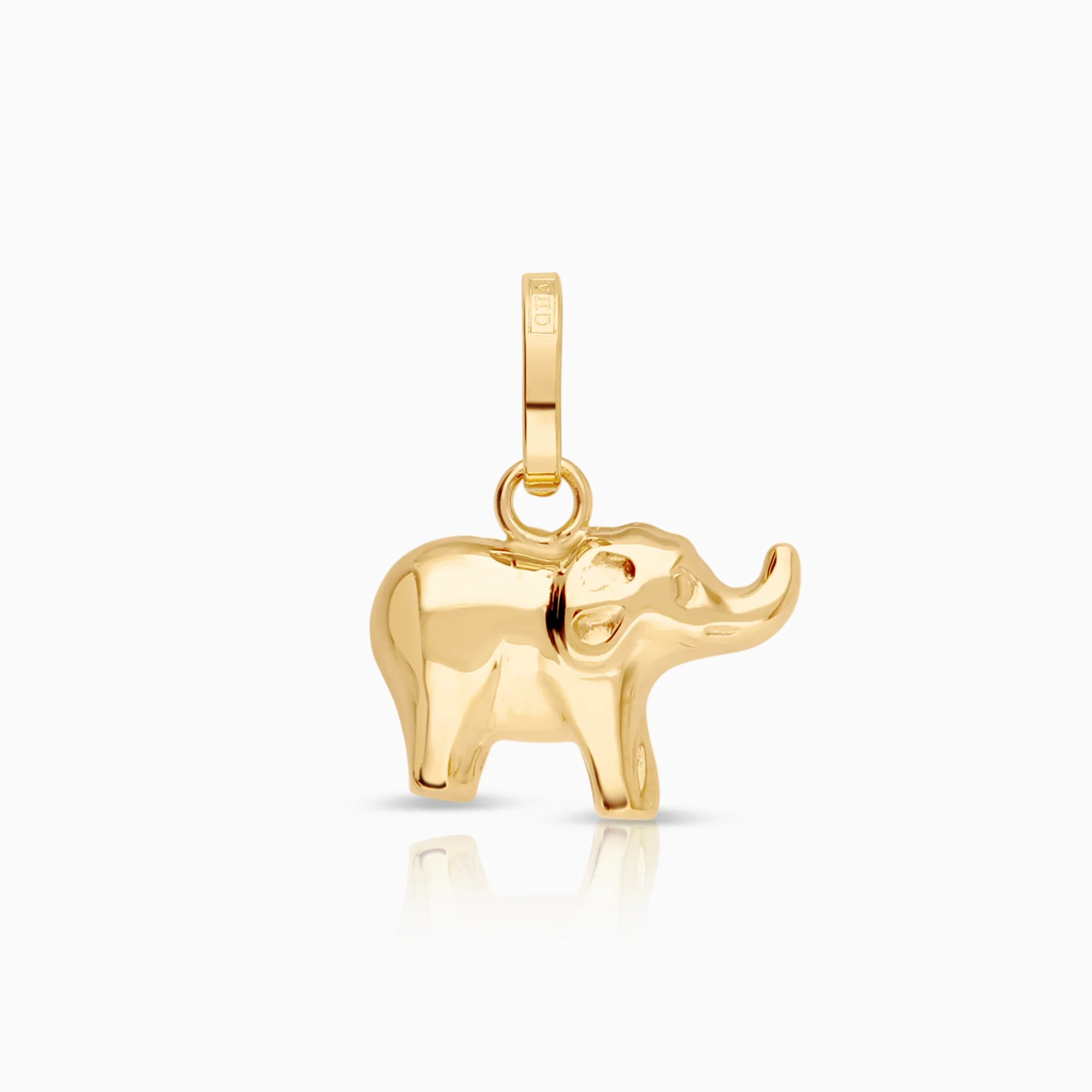 Elephant pendant 0.37g 18K gold