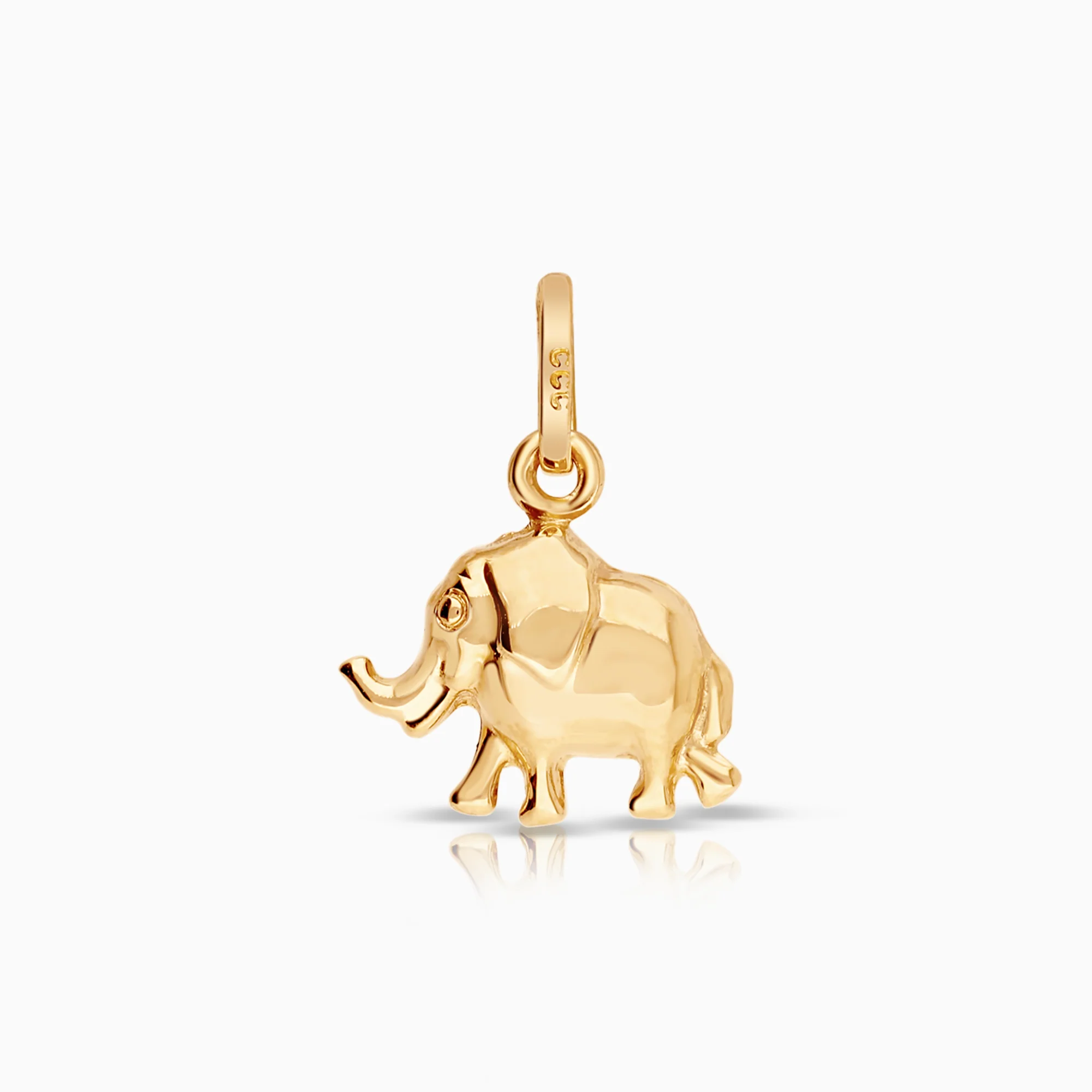 Elephant pendant 0.50g 18K gold