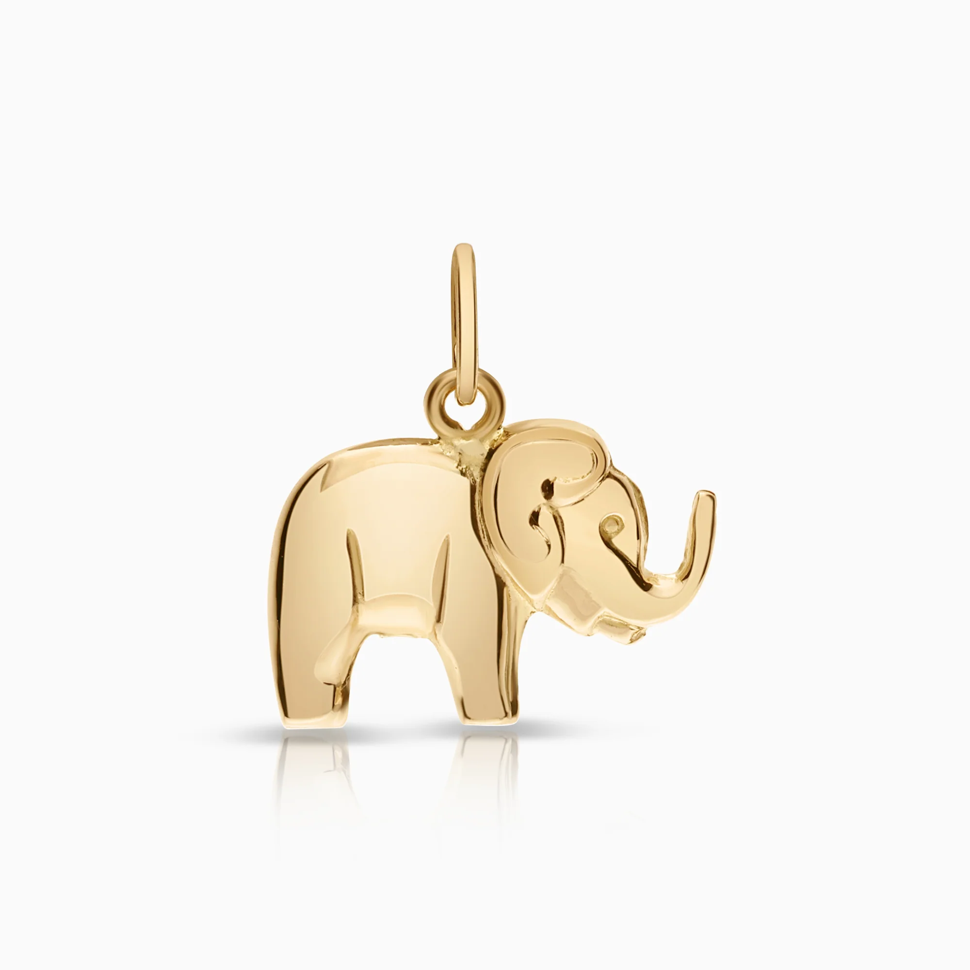 Elephant pendant 0.55g 18K gold