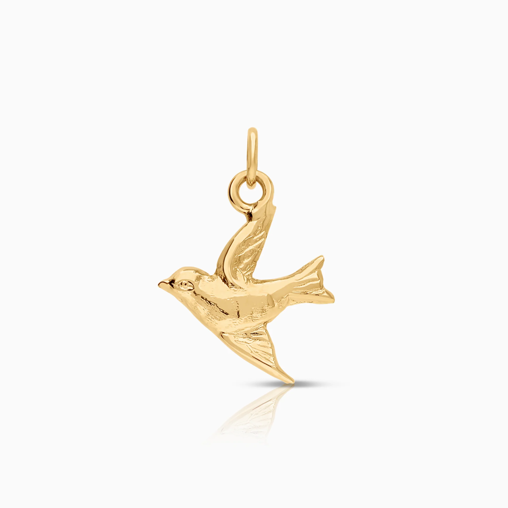 Bird pendant 0.81g 18K gold