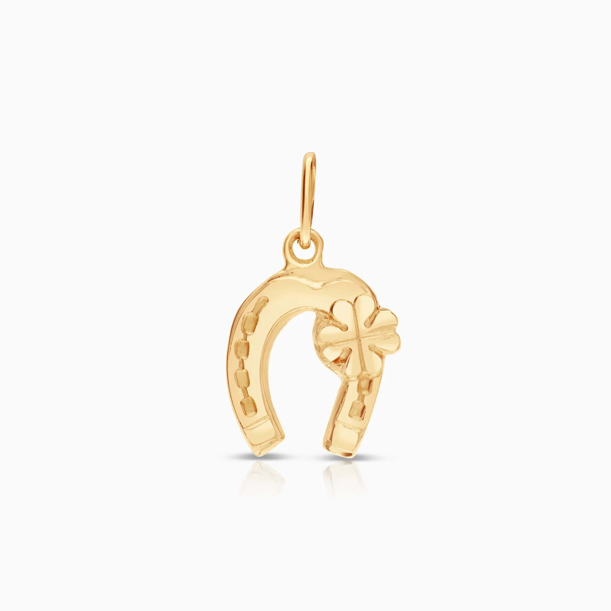 Horseshoe pendant 0.66g 18K gold
