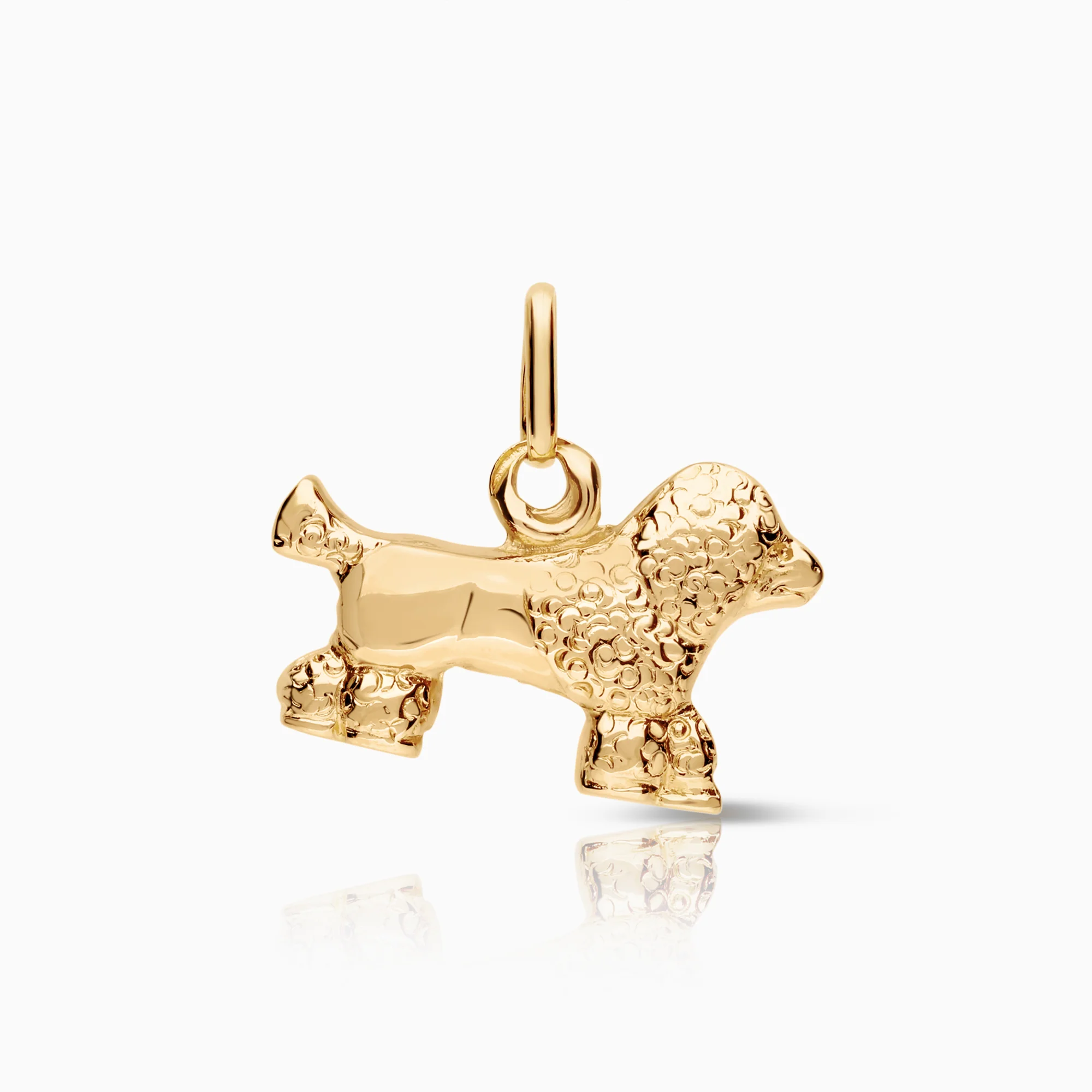 Pendant dog 1.58g 18K gold