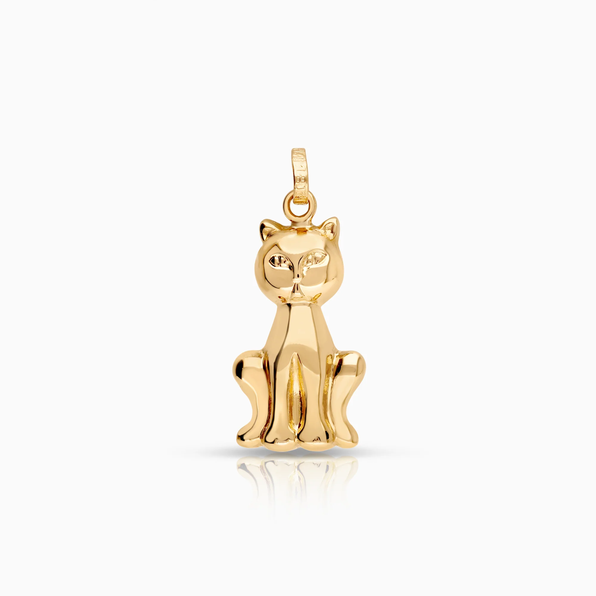 Pendant cat 0.77g 18K gold
